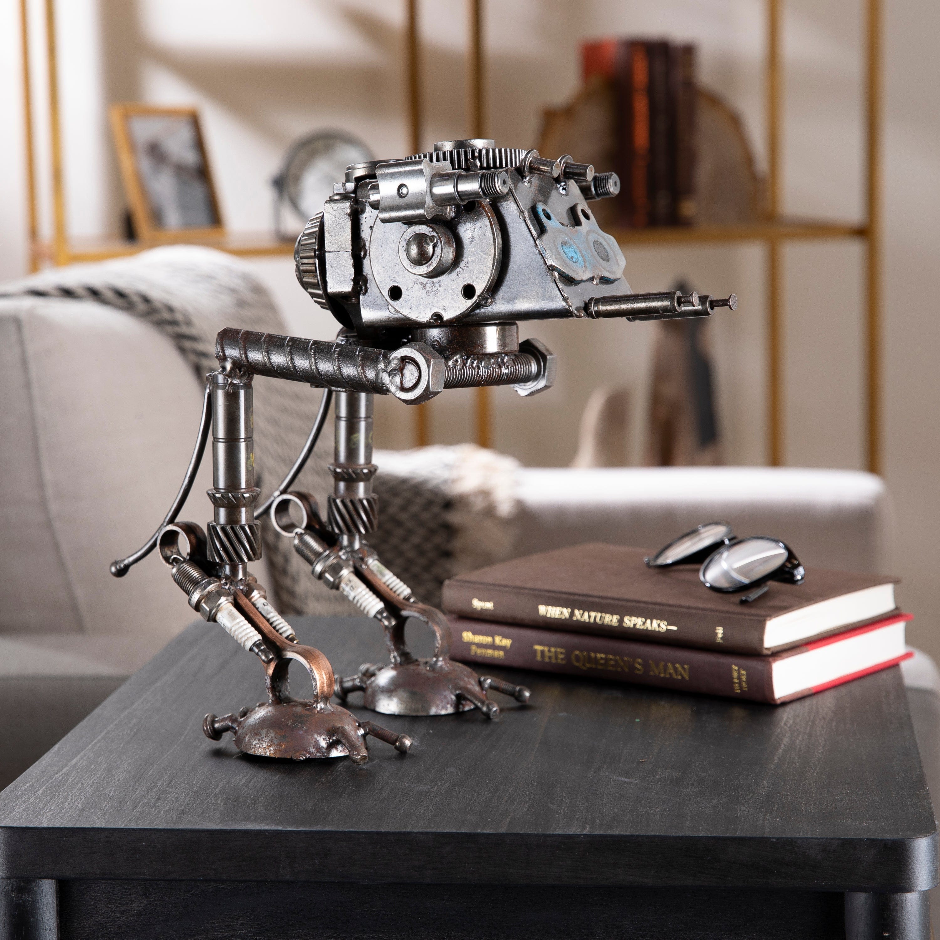 Kalifano Recycled Metal Art AT-ST Inspired Recycled Metal Sculpture RMS-1300ATST-N