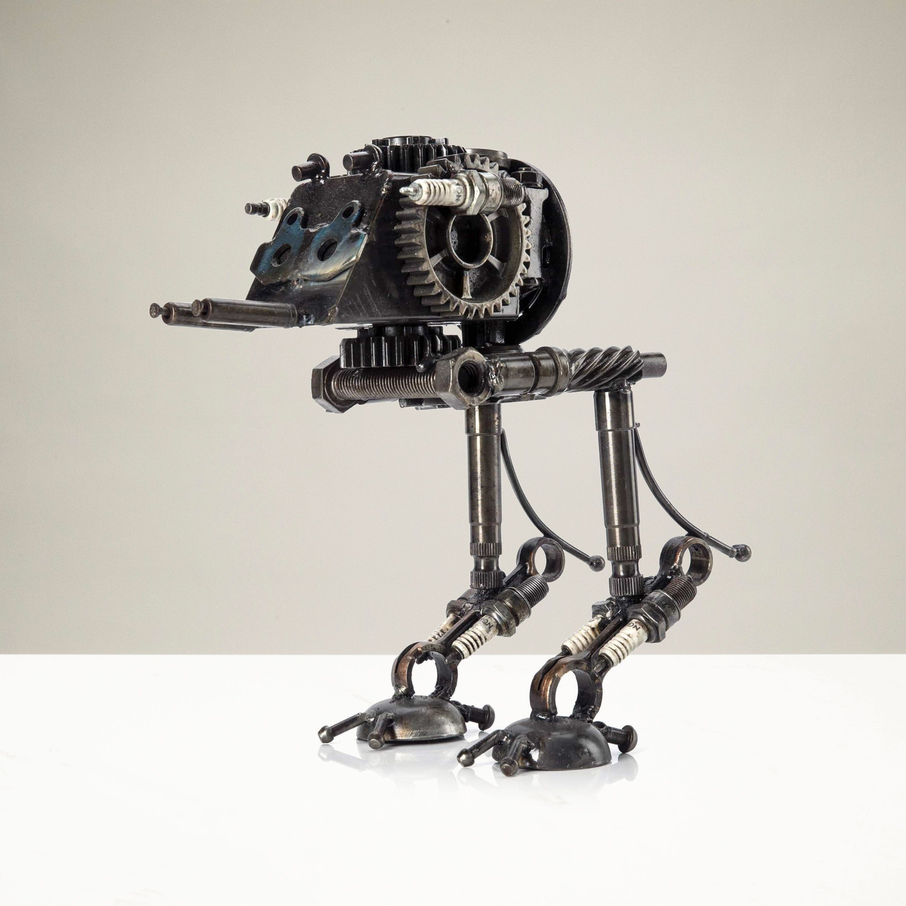 Kalifano Recycled Metal Art AT-ST Inspired Recycled Metal Sculpture RMS-1300ATST-N