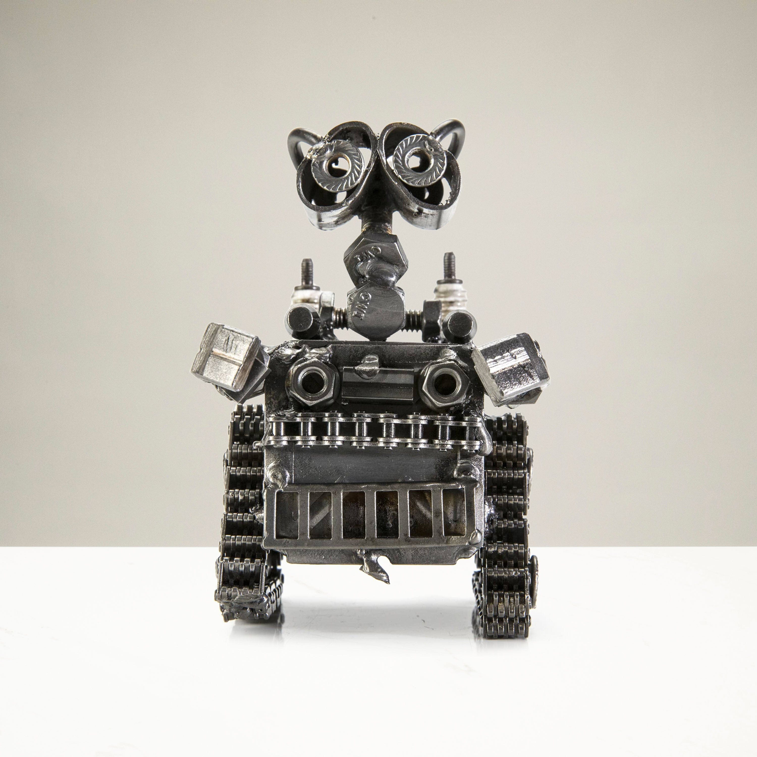 Kalifano Recycled Metal Art Wall-E Inspired Recycled Metal Sculpture RMS-280WE-S