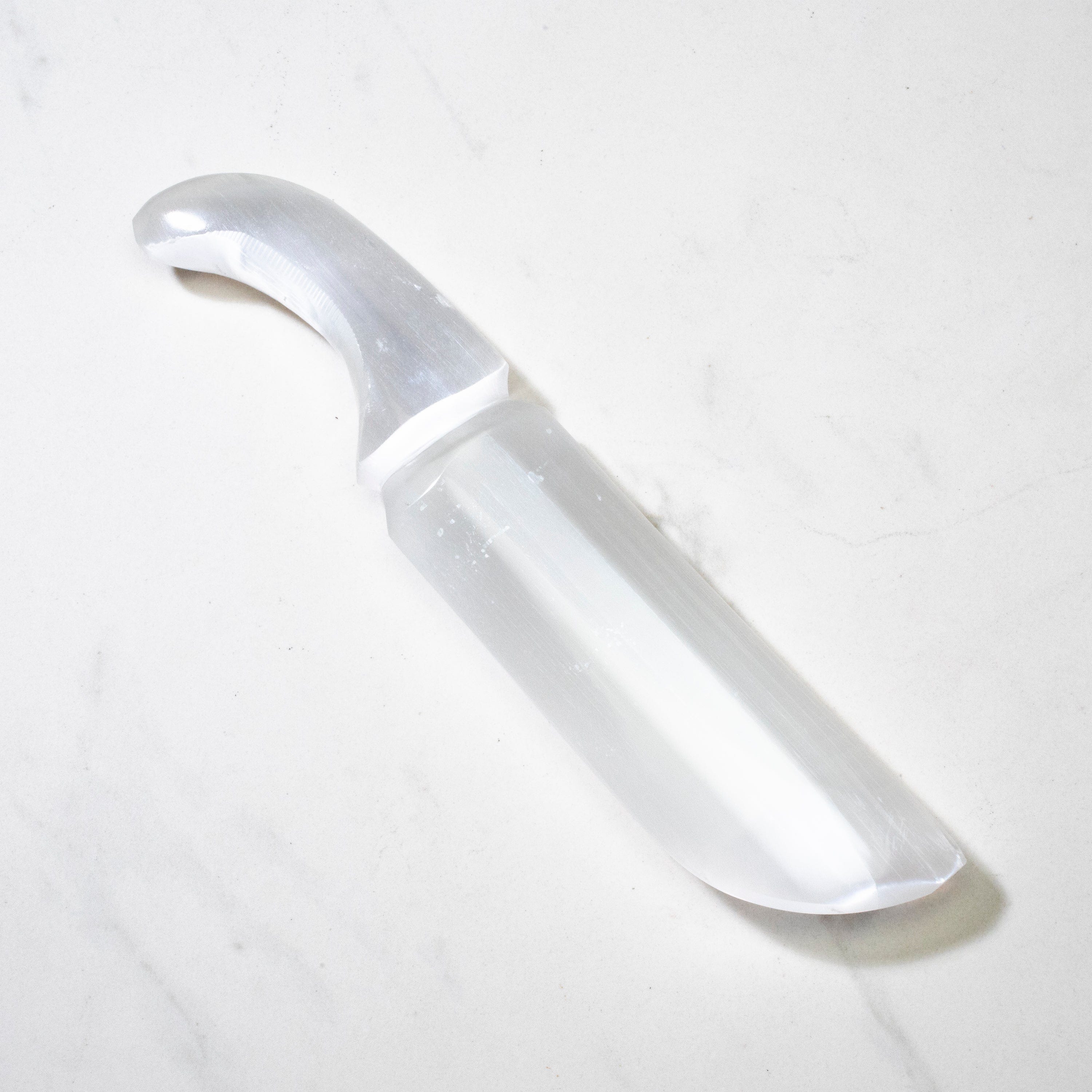 KALIFANO Selenite Selenite Dagger - 10 in SD25x5