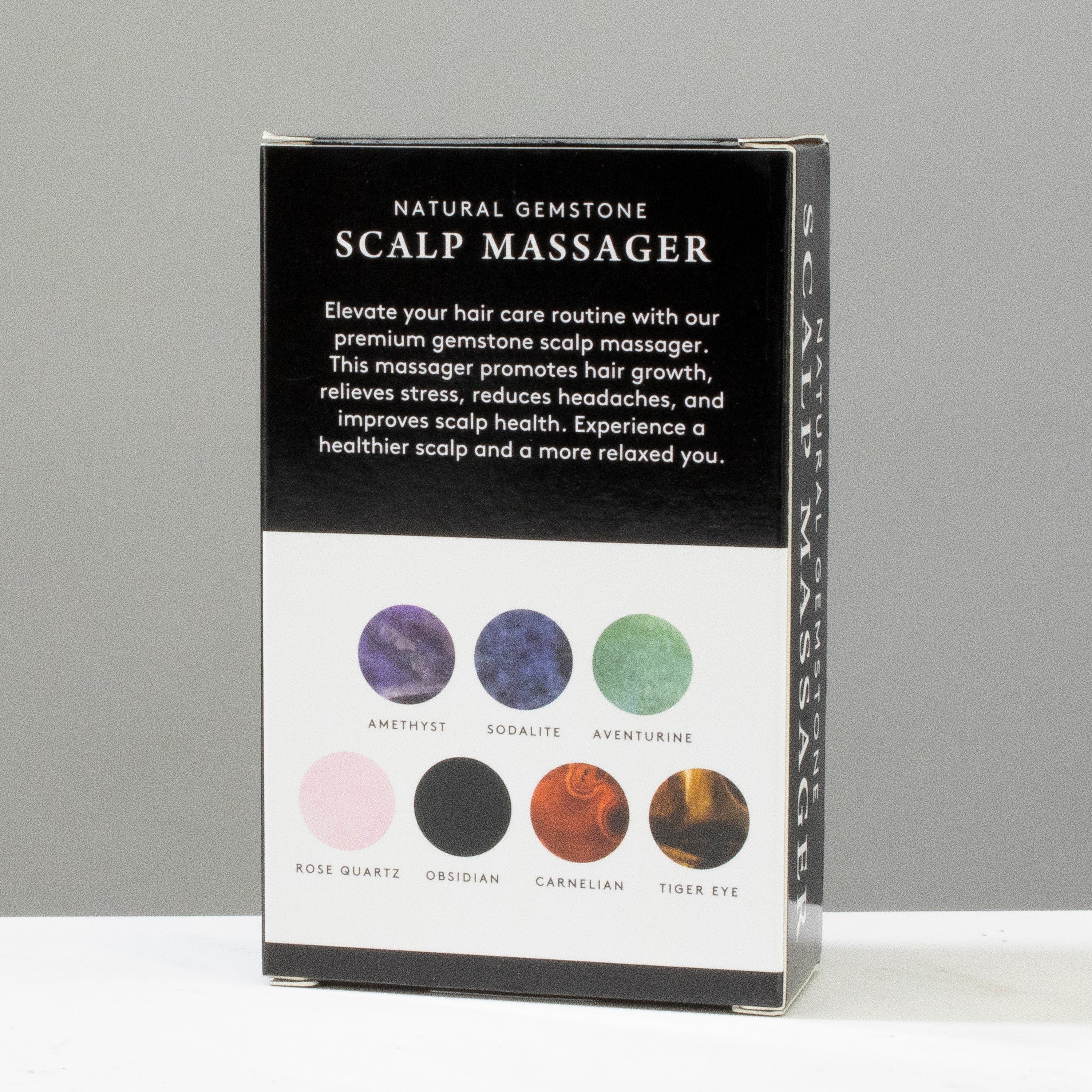 Kalifano Self Care Aventurine Scalp Massager MC-AV