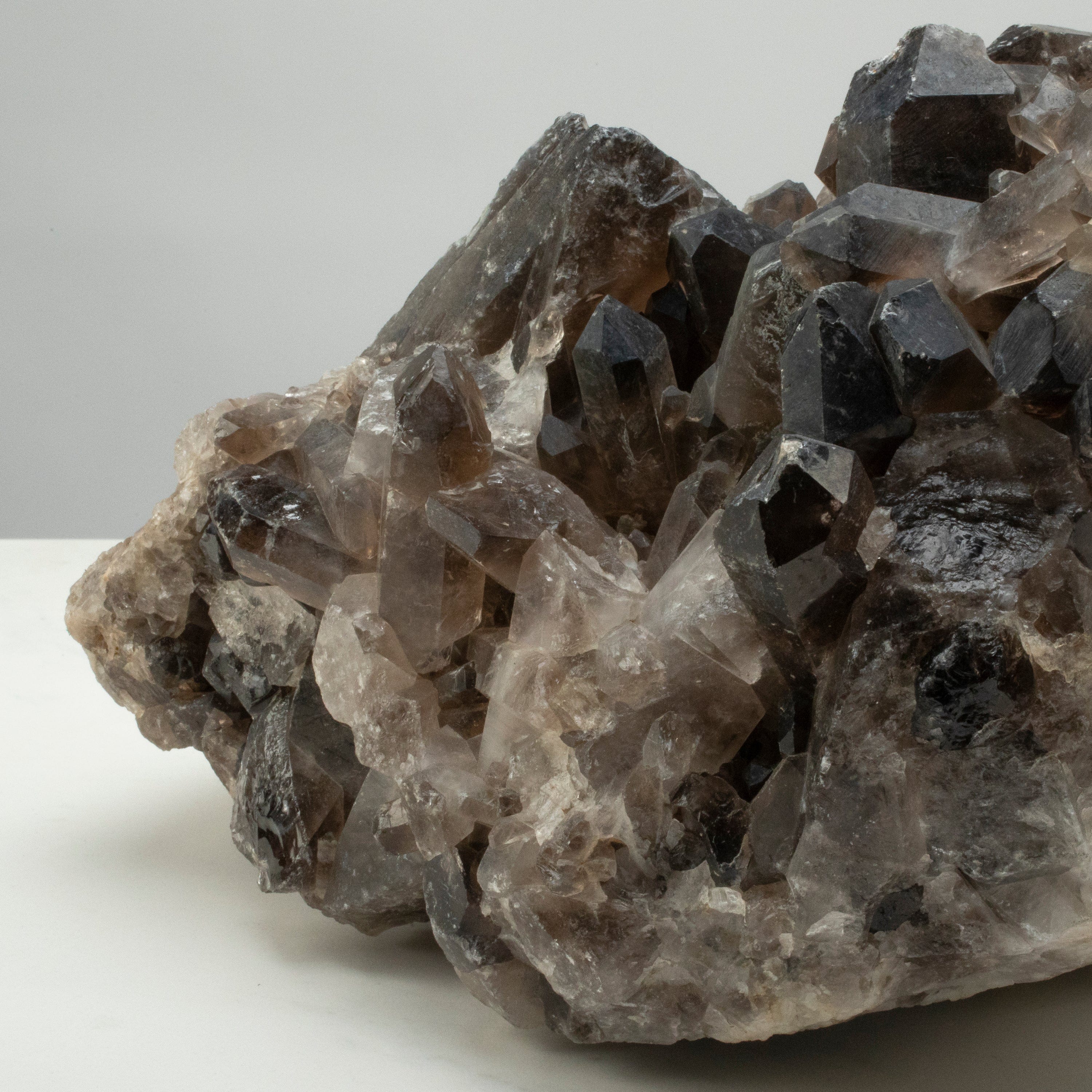 Kalifano Smoky Quartz Smoky Quartz Cluster from Brazil - 14" / 33.1 lbs SQ5600.005