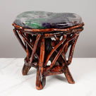 Purple & Green Fluorite Side Table 14