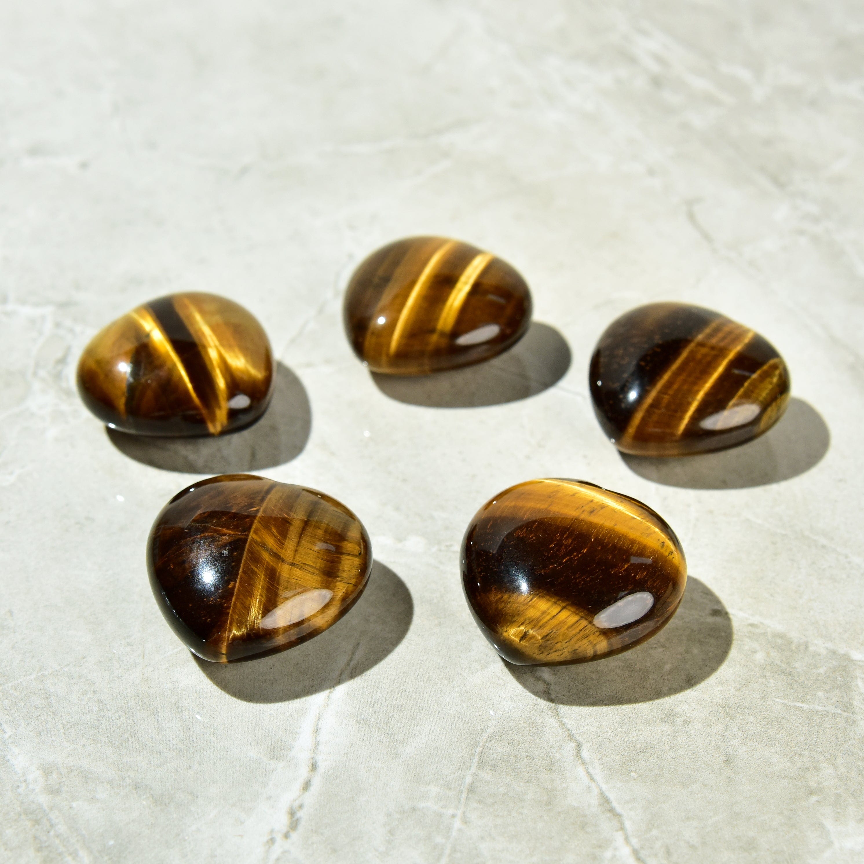 KALIFANO tiger eye Tiger Eye Heart Carving GH40-TE