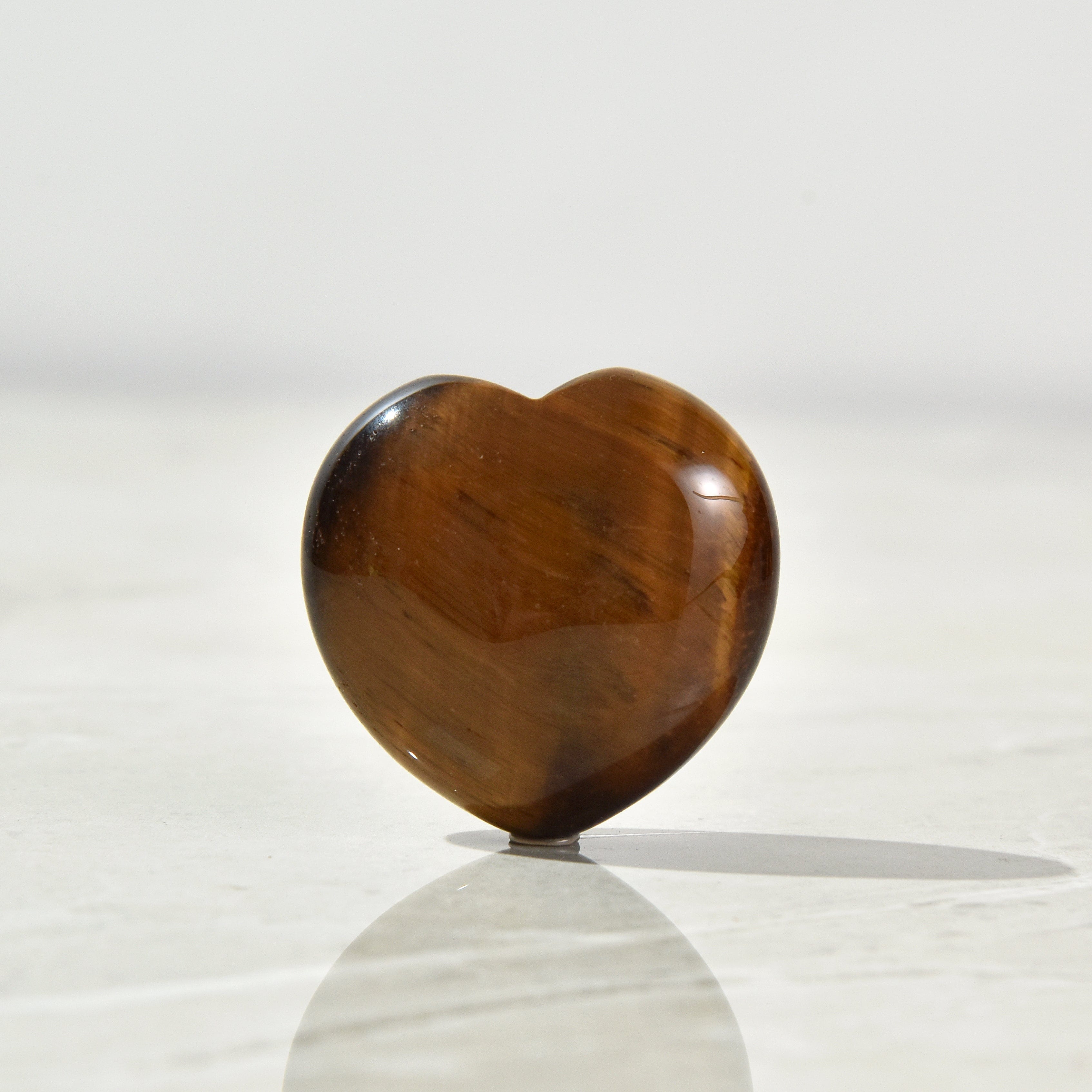 KALIFANO tiger eye Tiger Eye Heart Carving GH40-TE