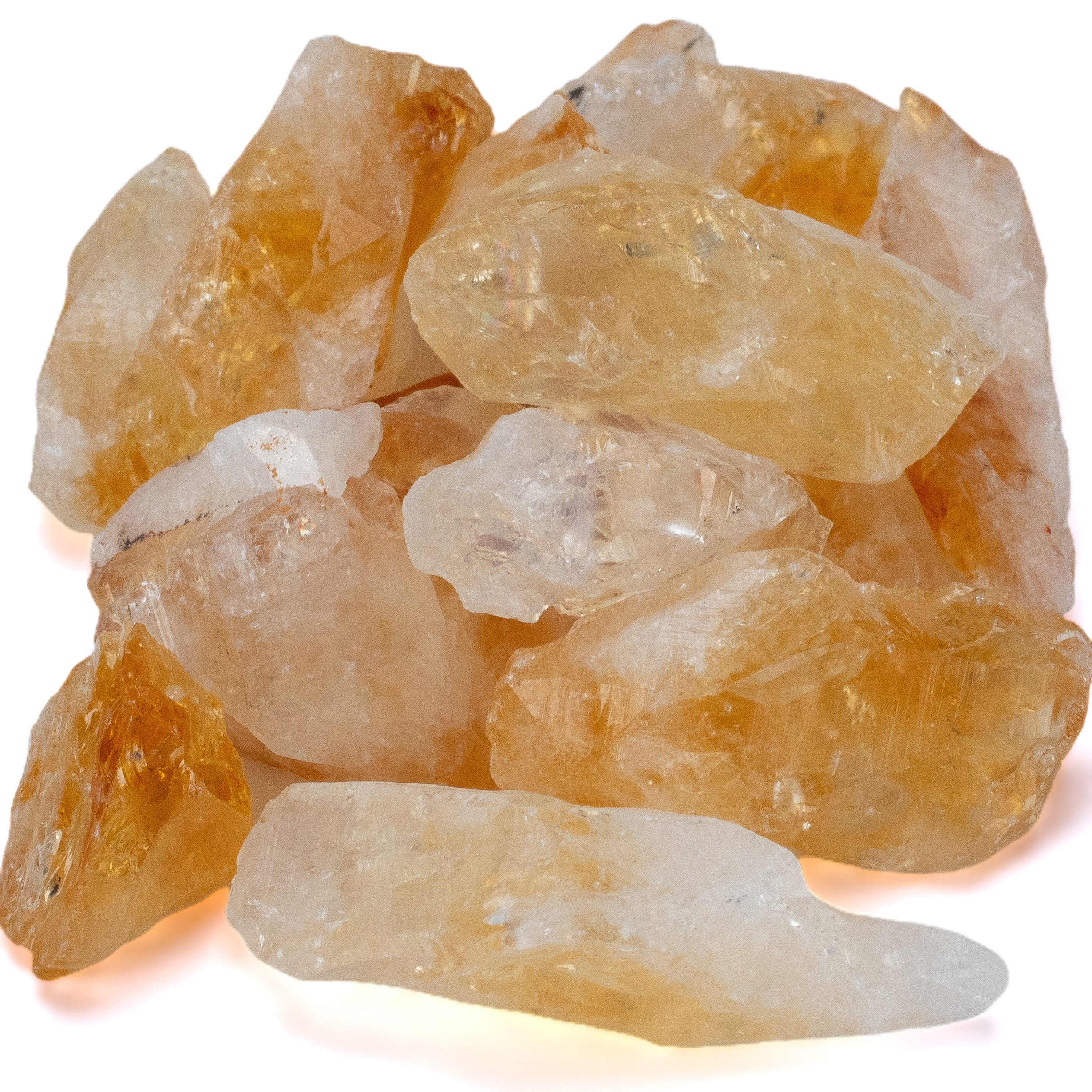 KALIFANO TUMBLED STONES Rough Citrine - 100 grams RG-CT