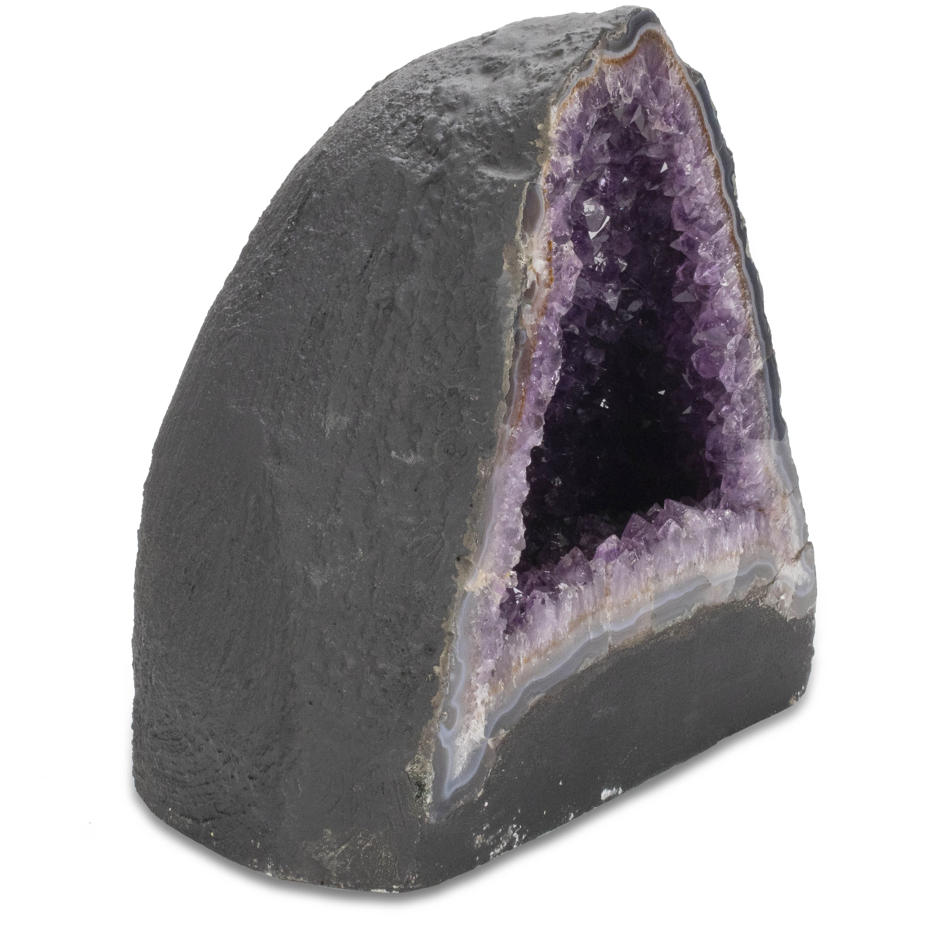 Kalifano Amethyst Amethyst Geode Cathedral - 12" / 44 lbs BAG6400.003