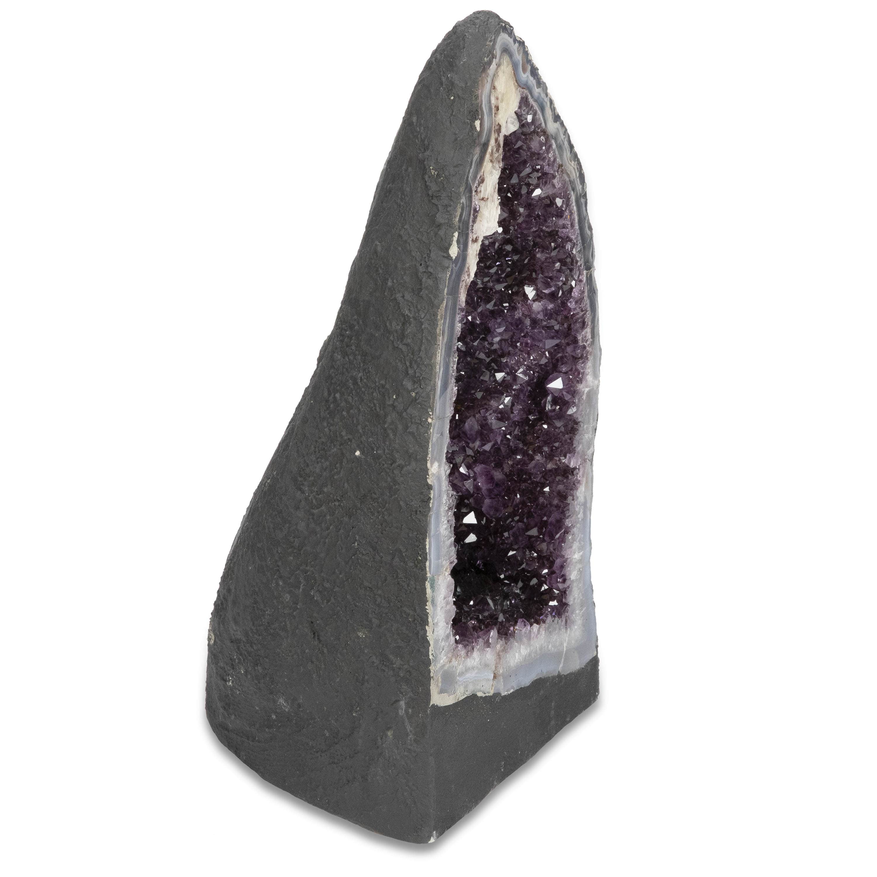 Kalifano Amethyst Amethyst Geode Cathedral - 19" / 43 lbs BAG6800.002