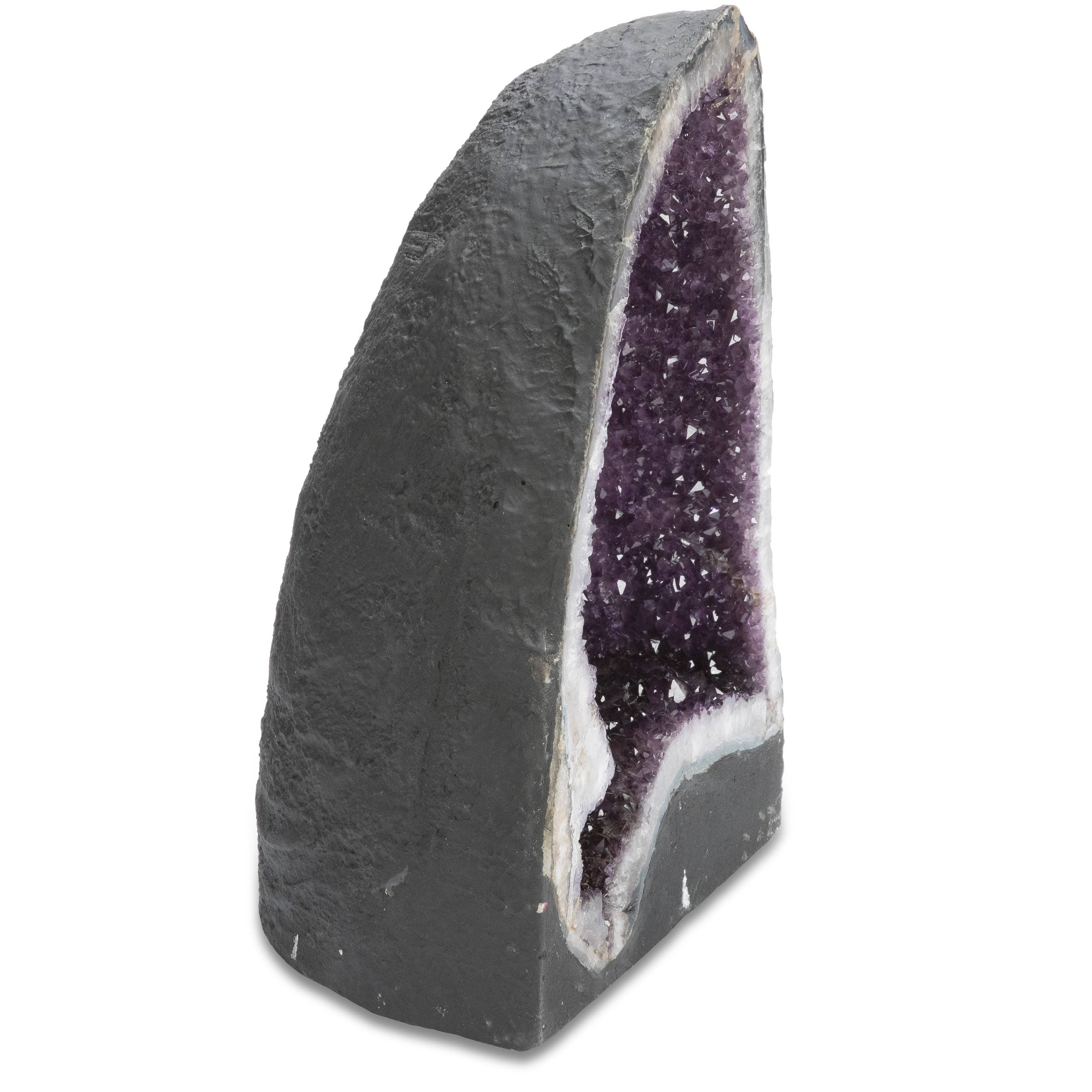 Kalifano Amethyst Amethyst Geode Cathedral - 19" / 67 lbs BAG9000.007