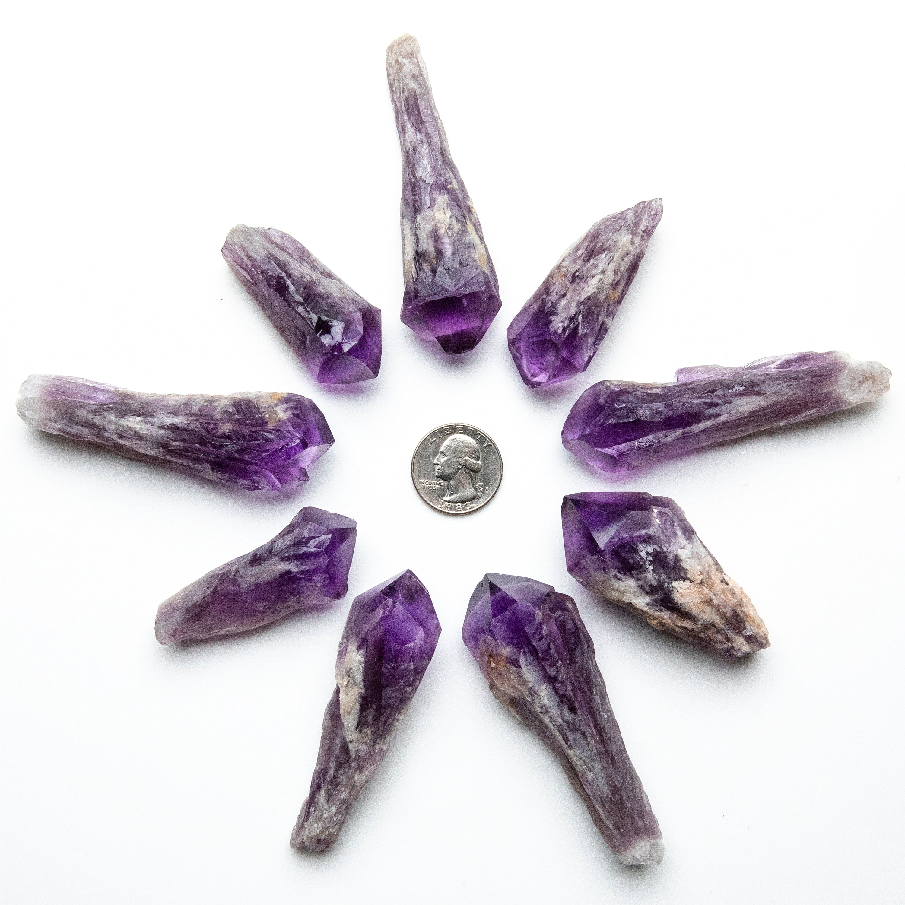 KALIFANO Amethyst Amethyst Laser Wand from Brazil ALW20