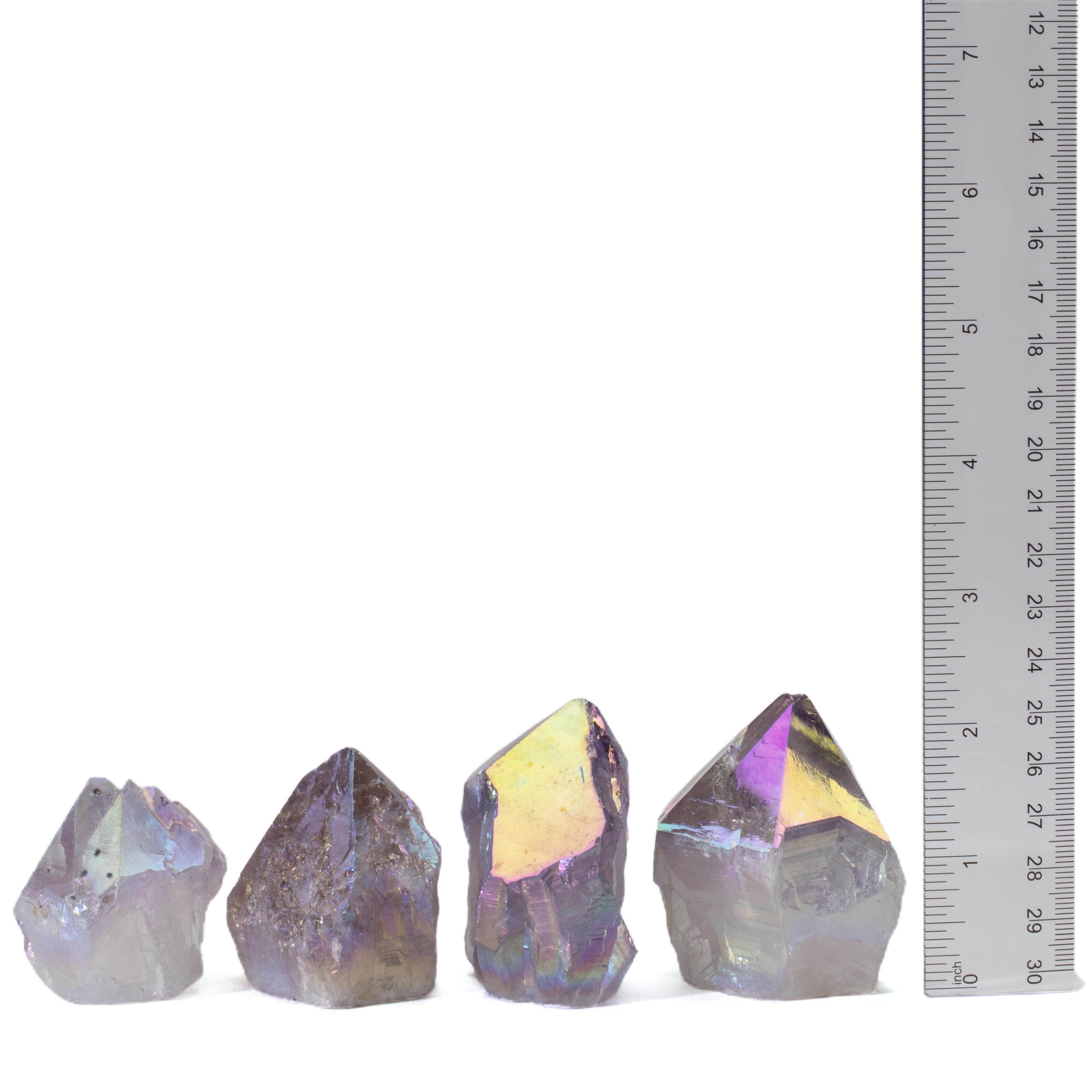 KALIFANO Amethyst Aura Borealis Amethyst Point - 100 g ABP120-AM