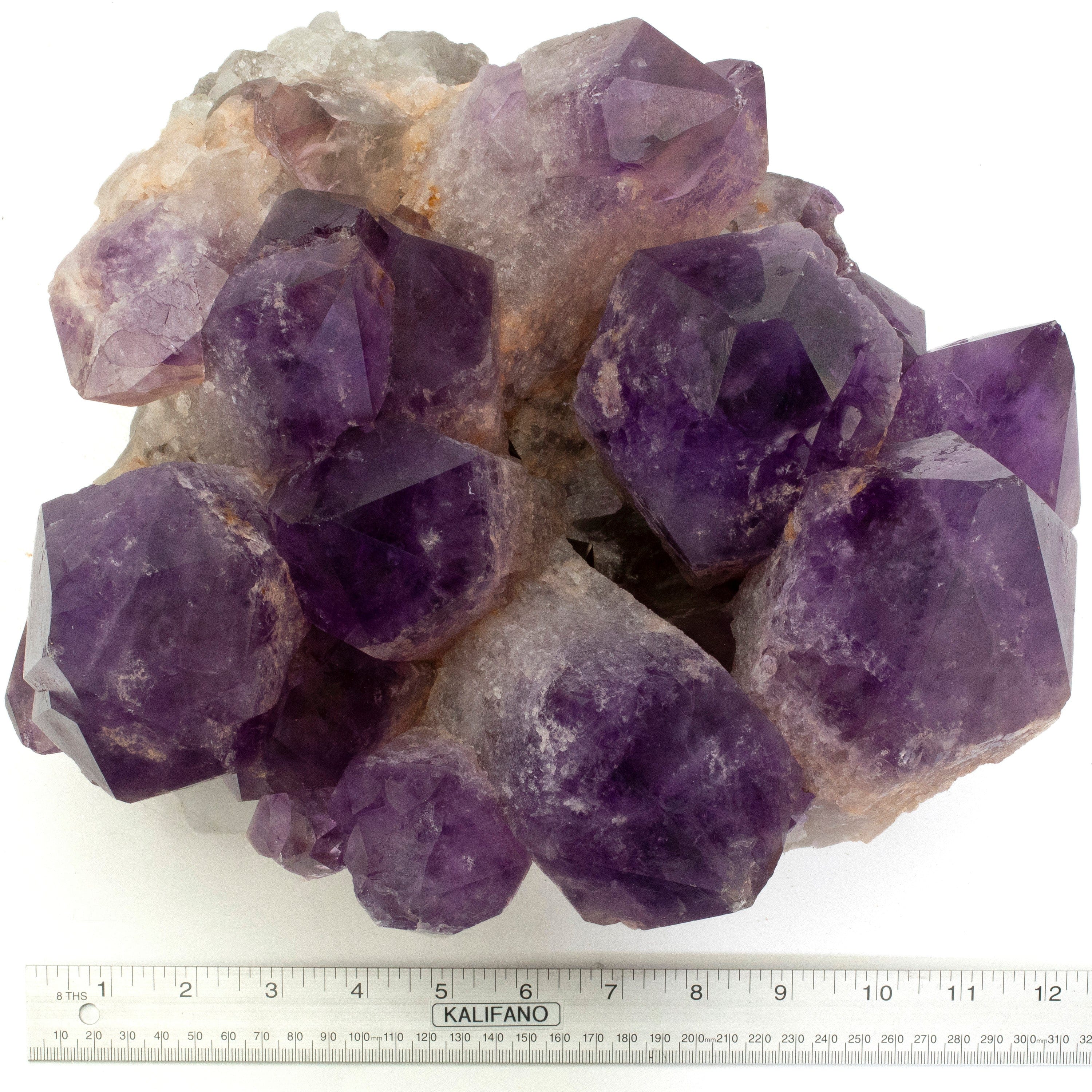 Kalifano Amethyst Bolivian Amethyst Point Cluster - 13" / 14 kg BA8900.001