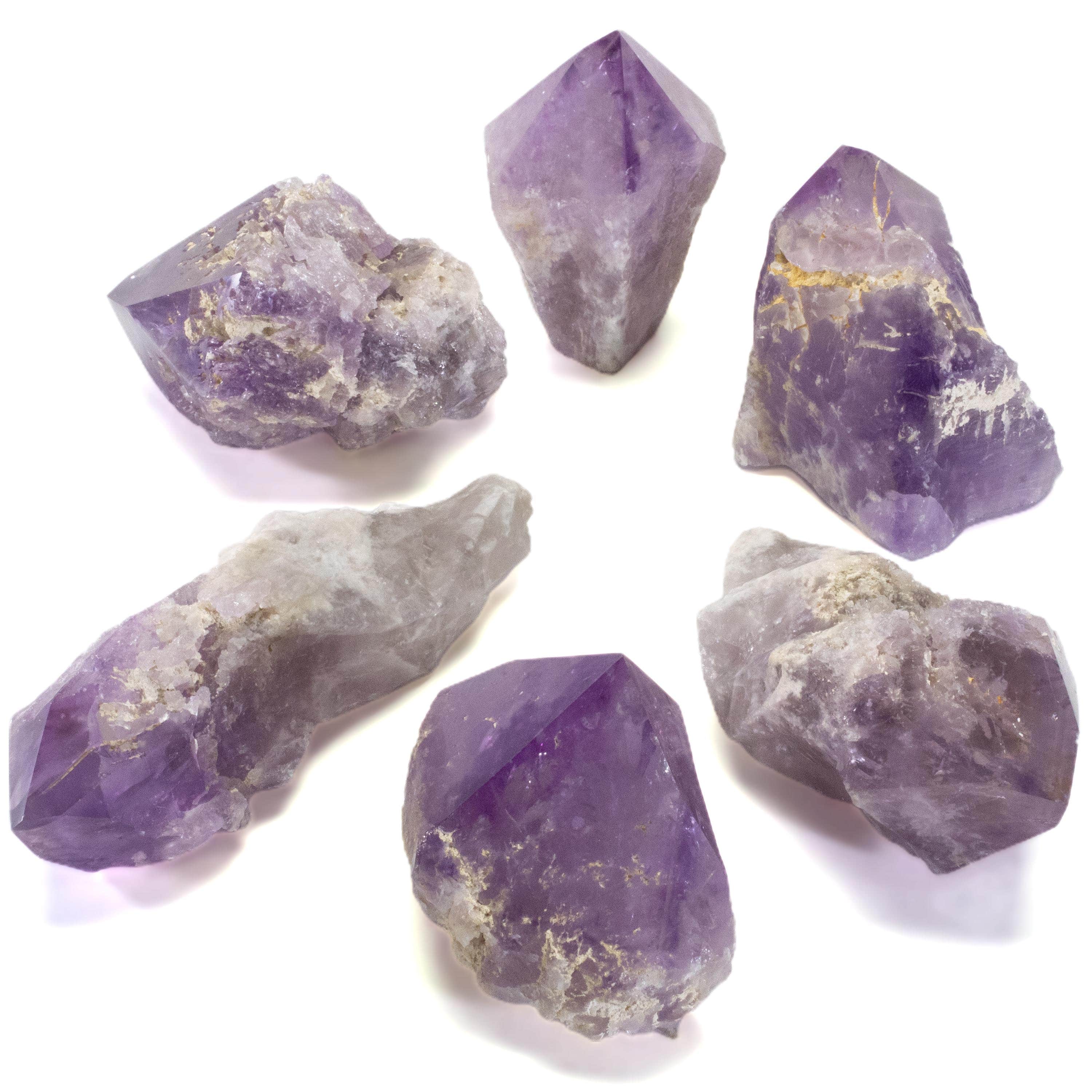 Kalifano Amethyst Brazilian Amethyst Point- 3.5" / 625 grams AP360