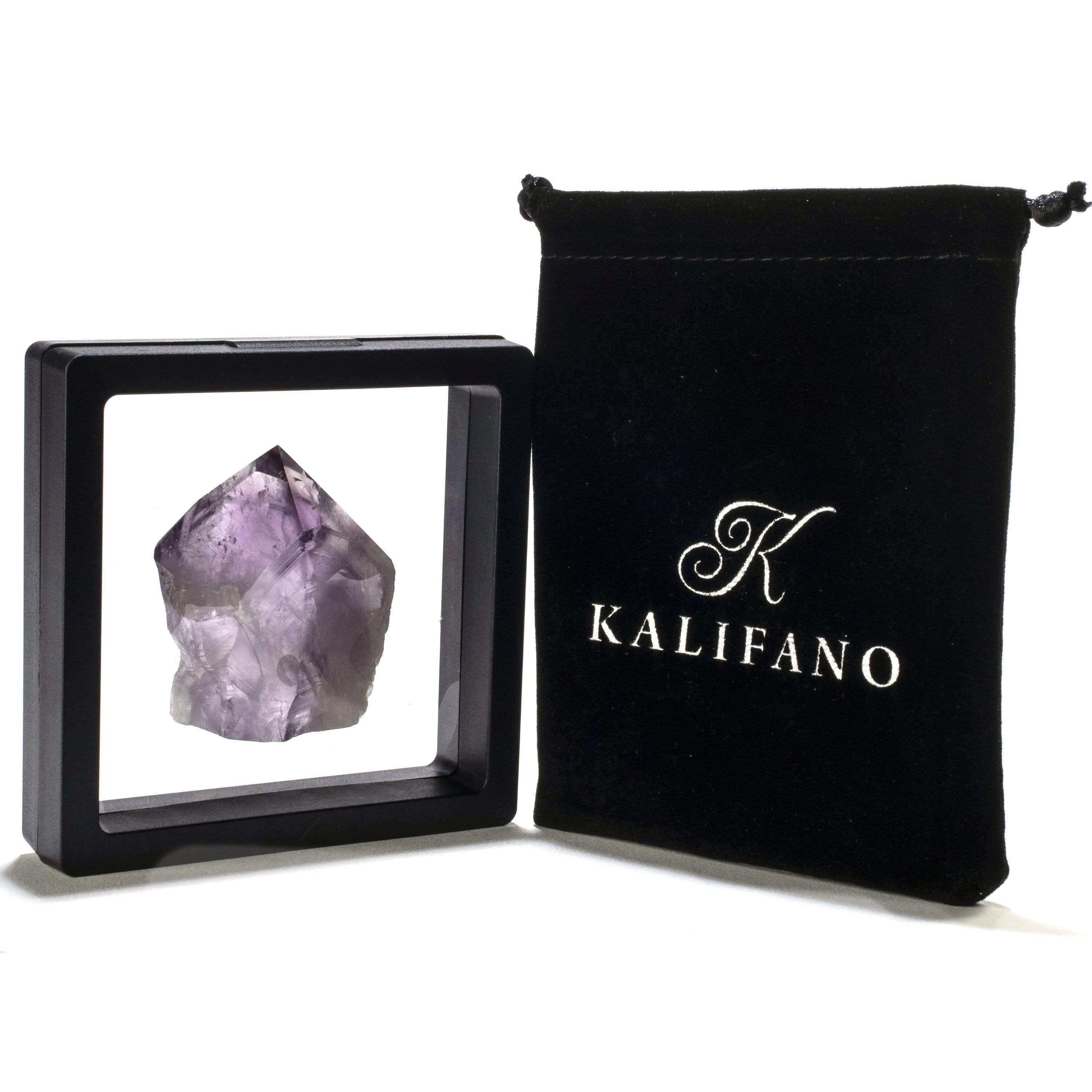 Kalifano Amethyst Natural Amethyst Point Healing Stone from Brazil AP20