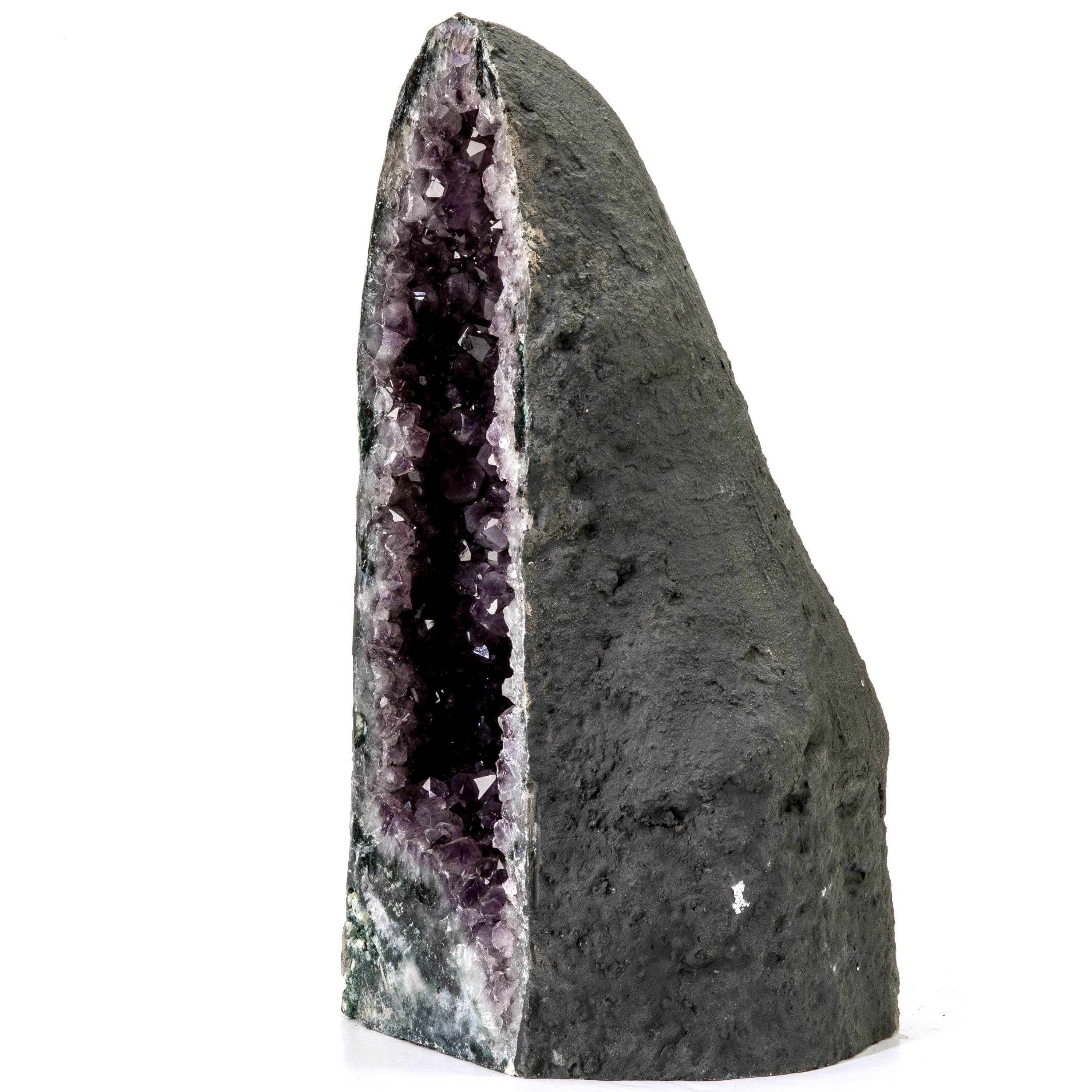 Kalifano Amethyst Natural Brazilian Amethyst Crystal Geode Cathedral - 18 in / 54 lbs BAG4800.007