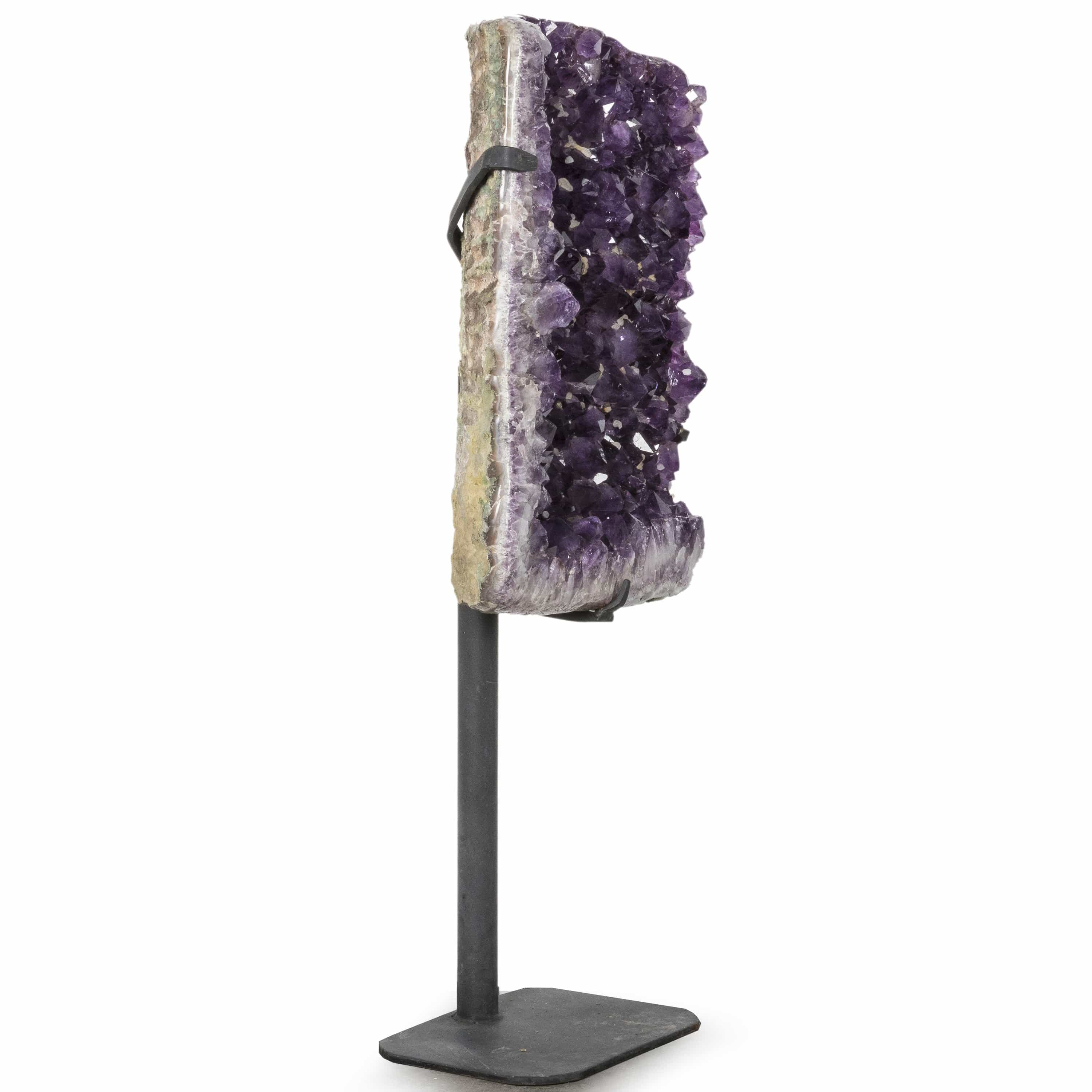 Kalifano Amethyst Natural Brazilian Amethyst Geode on Custom Stand - 47 in / 159 lbs BAG36000.001