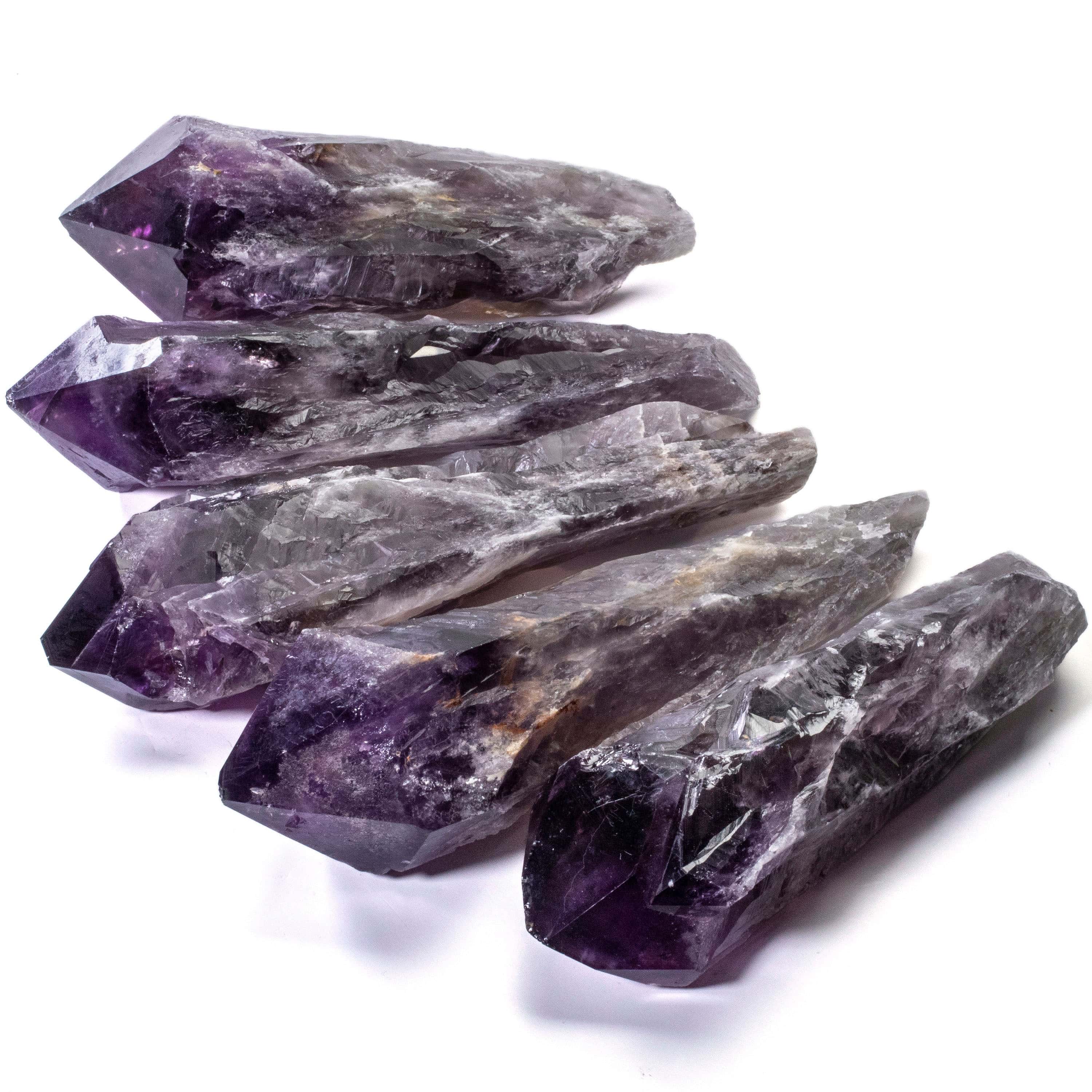 Kalifano Amethyst Natural Elestial Amethyst Point - 10 in. / 2.7 lbs ALW1400