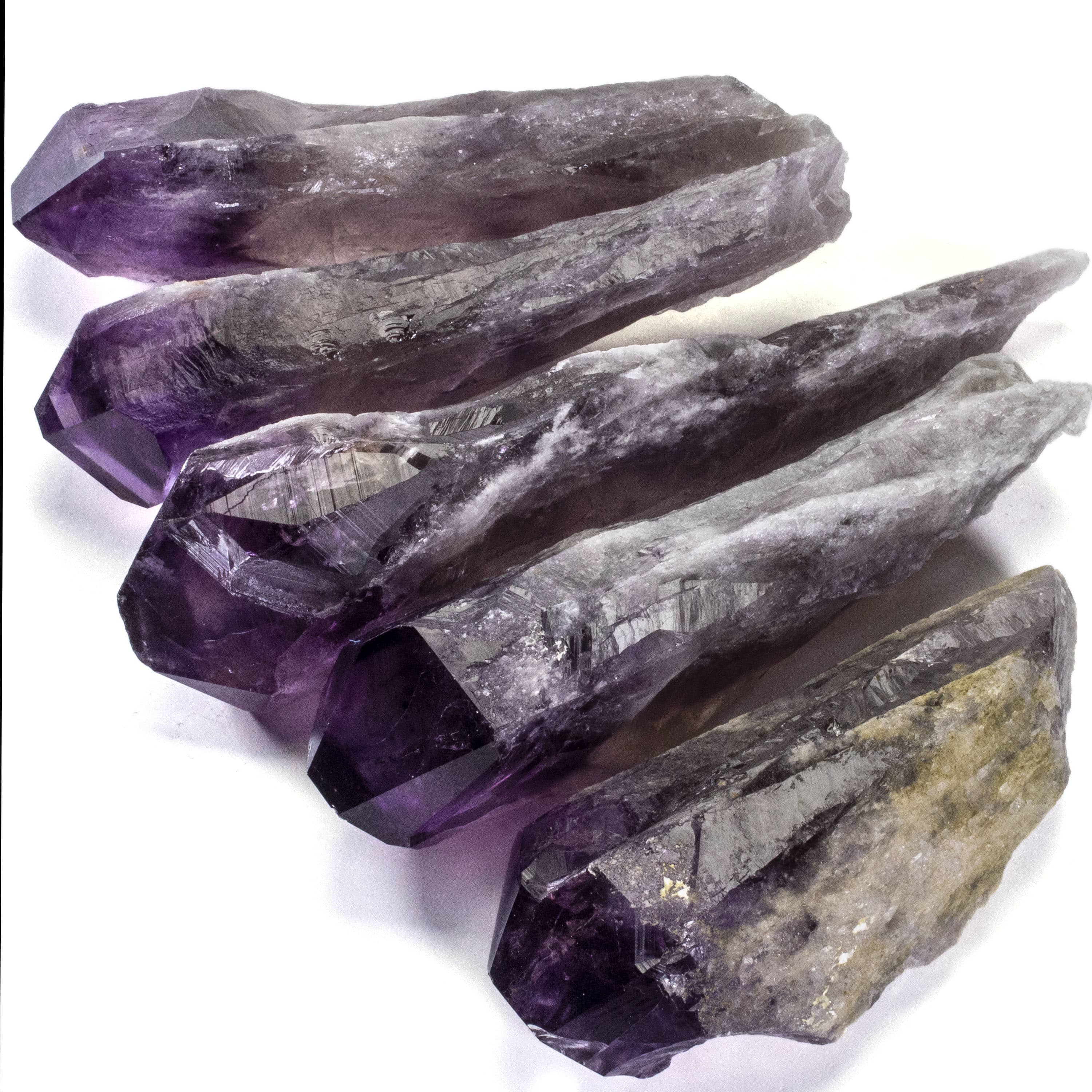 Kalifano Amethyst Natural Elestial Amethyst Point - 8 in. / 1.3 lbs ALW600