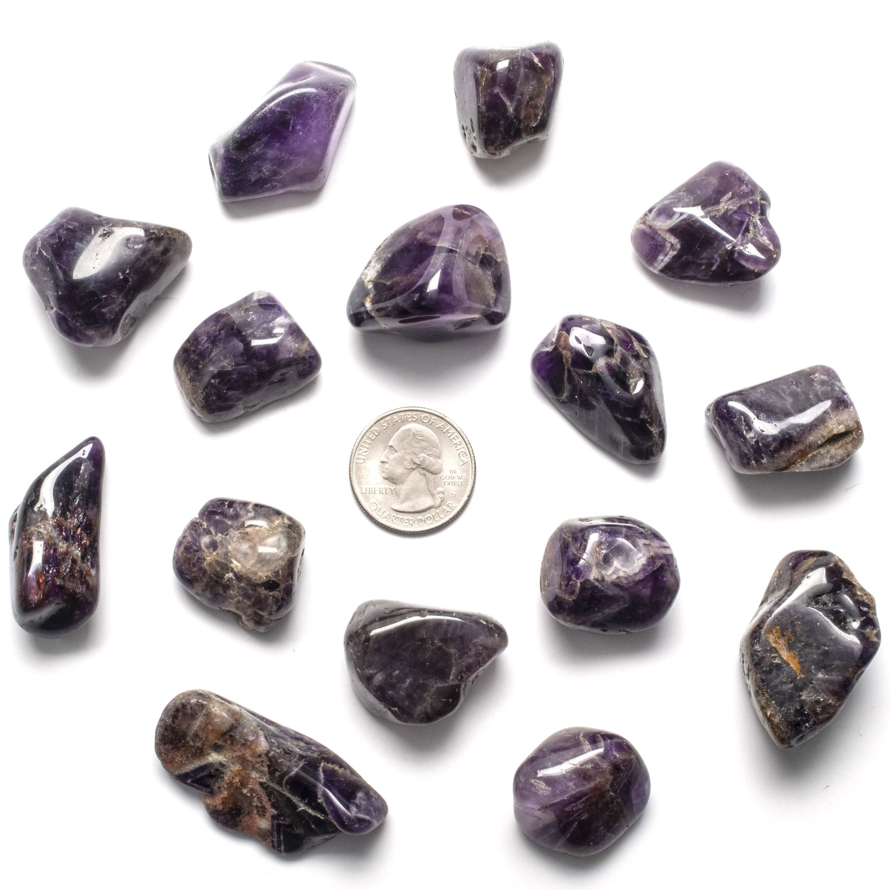 Kalifano Amethyst Tumbled Amethyst TS-AM