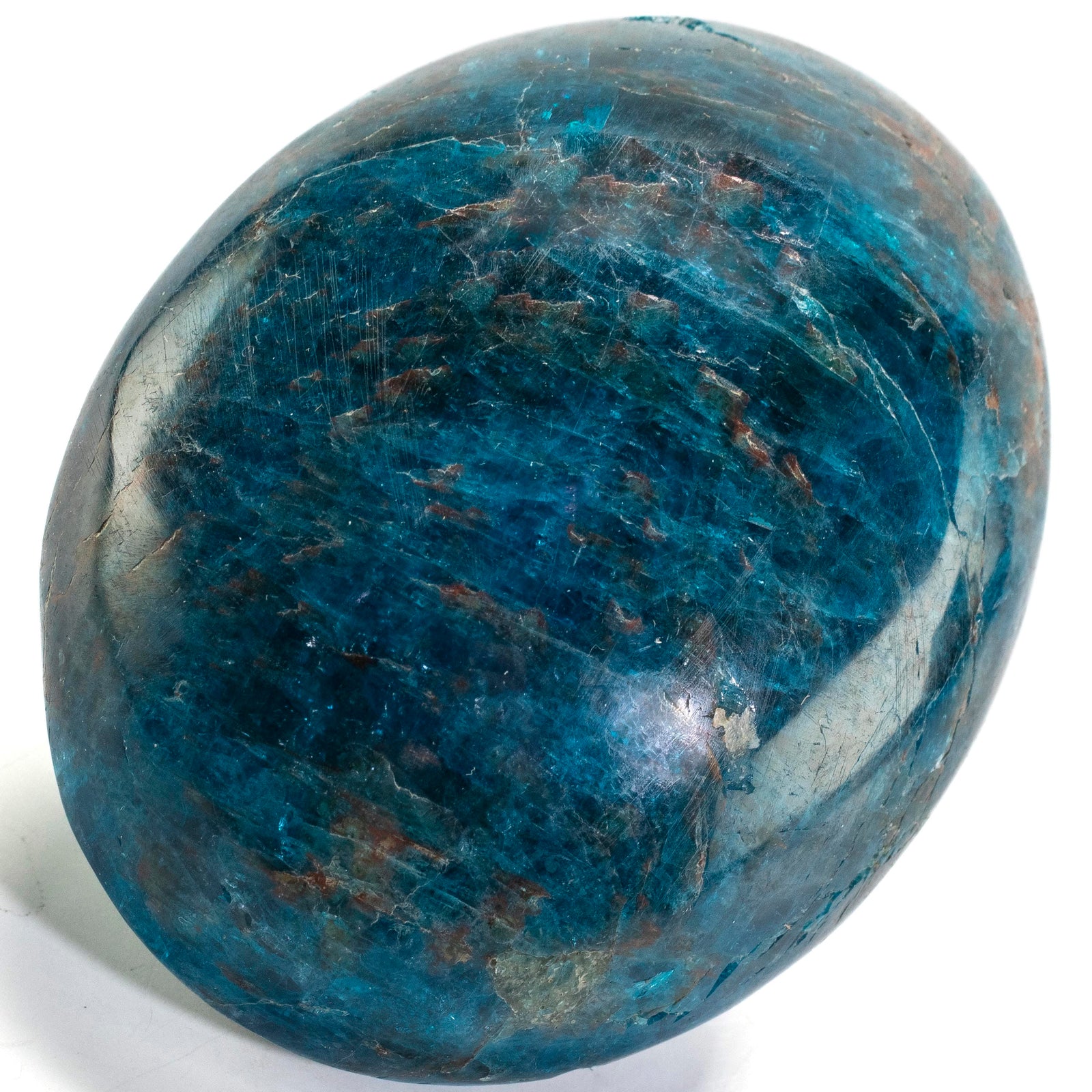 KALIFANO Blue Apatite Palm Stone PS60-AP