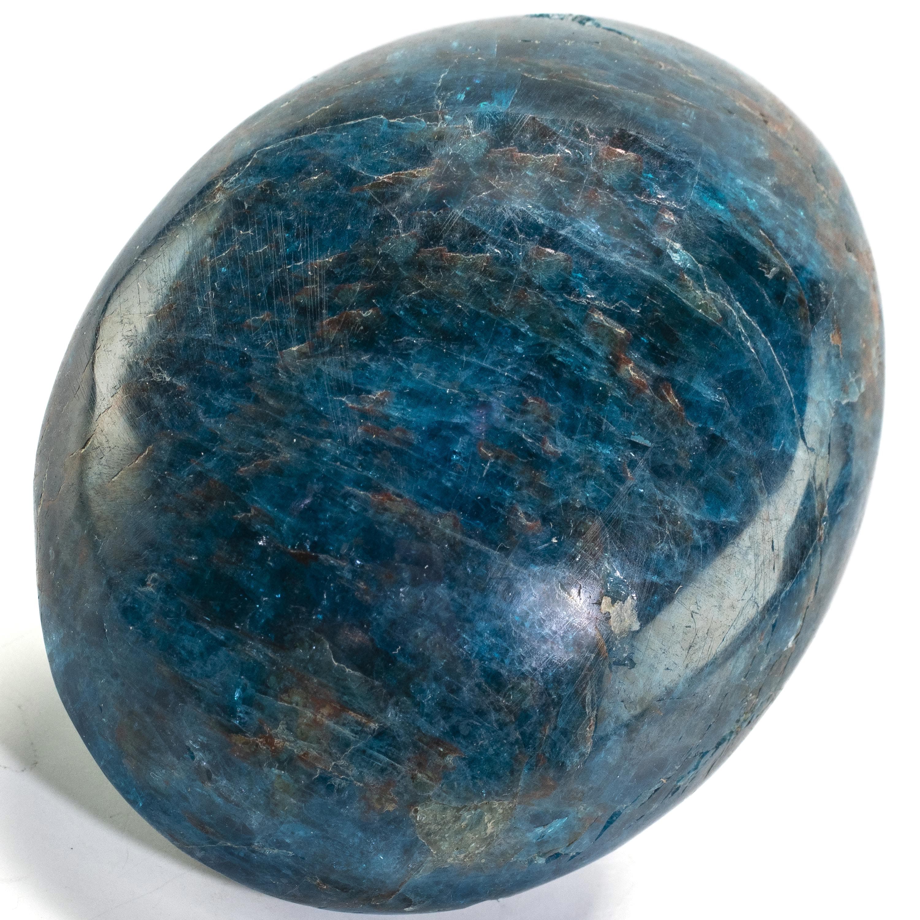 KALIFANO Blue Apatite Palm Stone PS60-AP