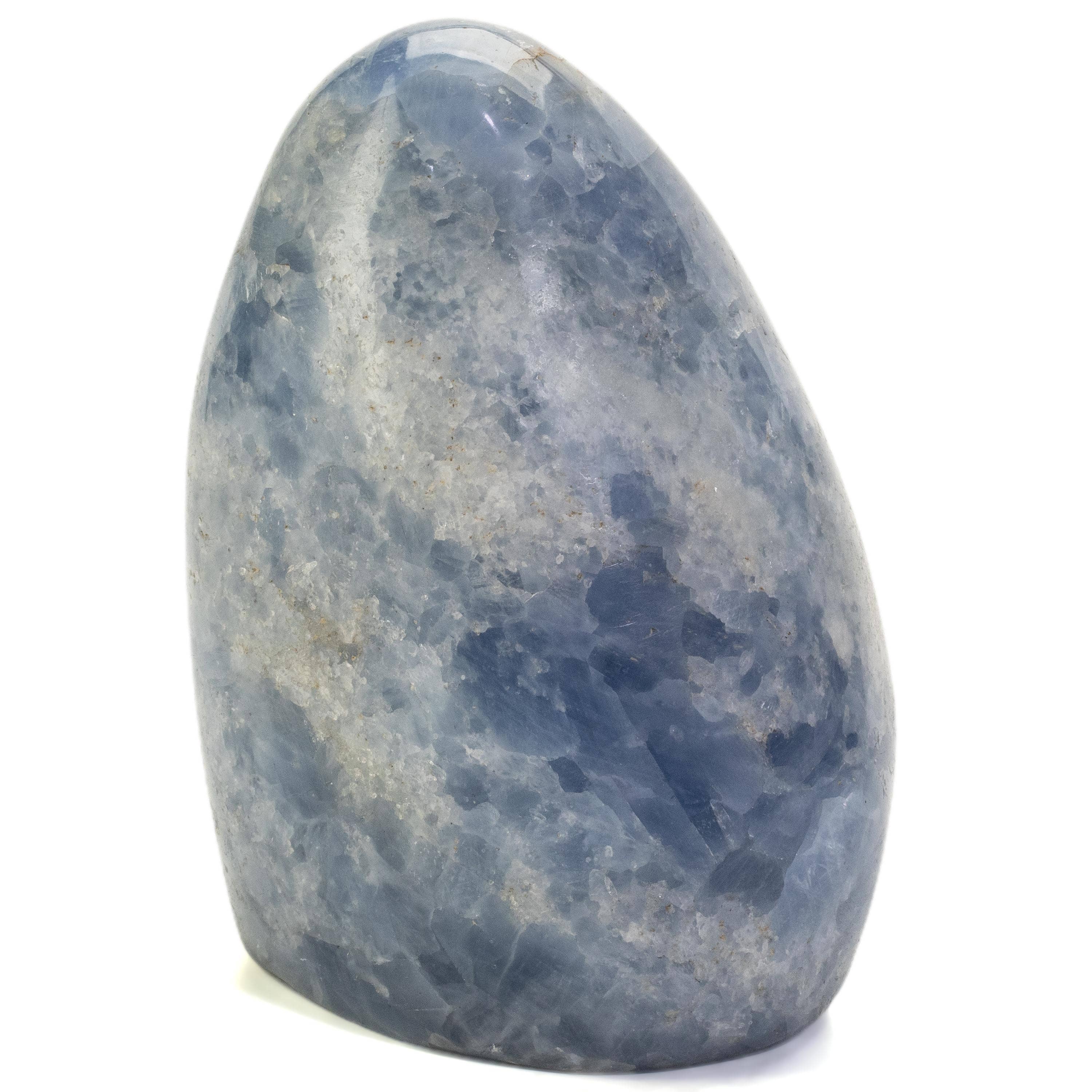 Kalifano Blue Calcite Blue Calcite Freeform Cut Base -5" / 875g CB500-BC