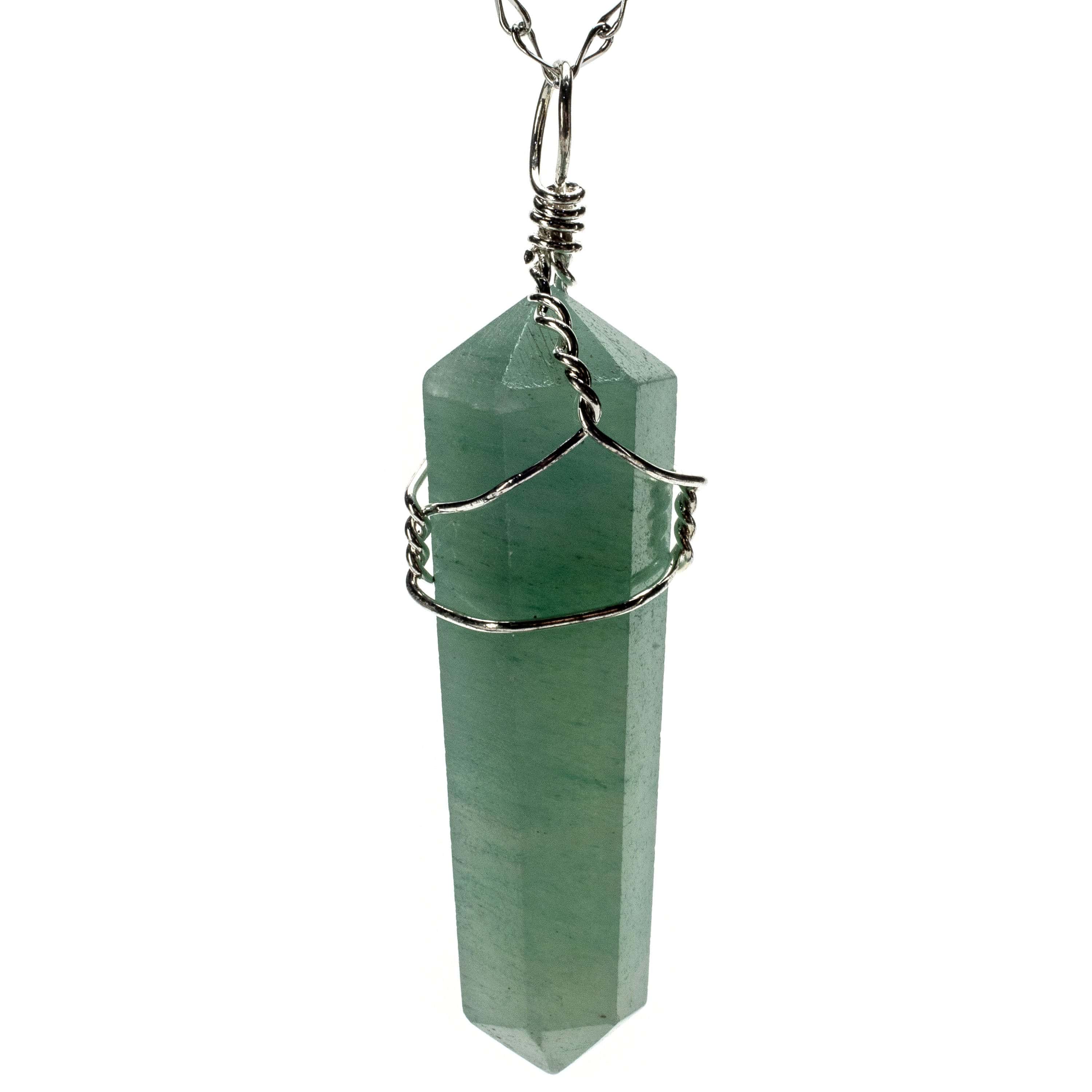 Kalifano Crystal Jewelry Aventurine Point Healing Stone Pendant CJ20-AV