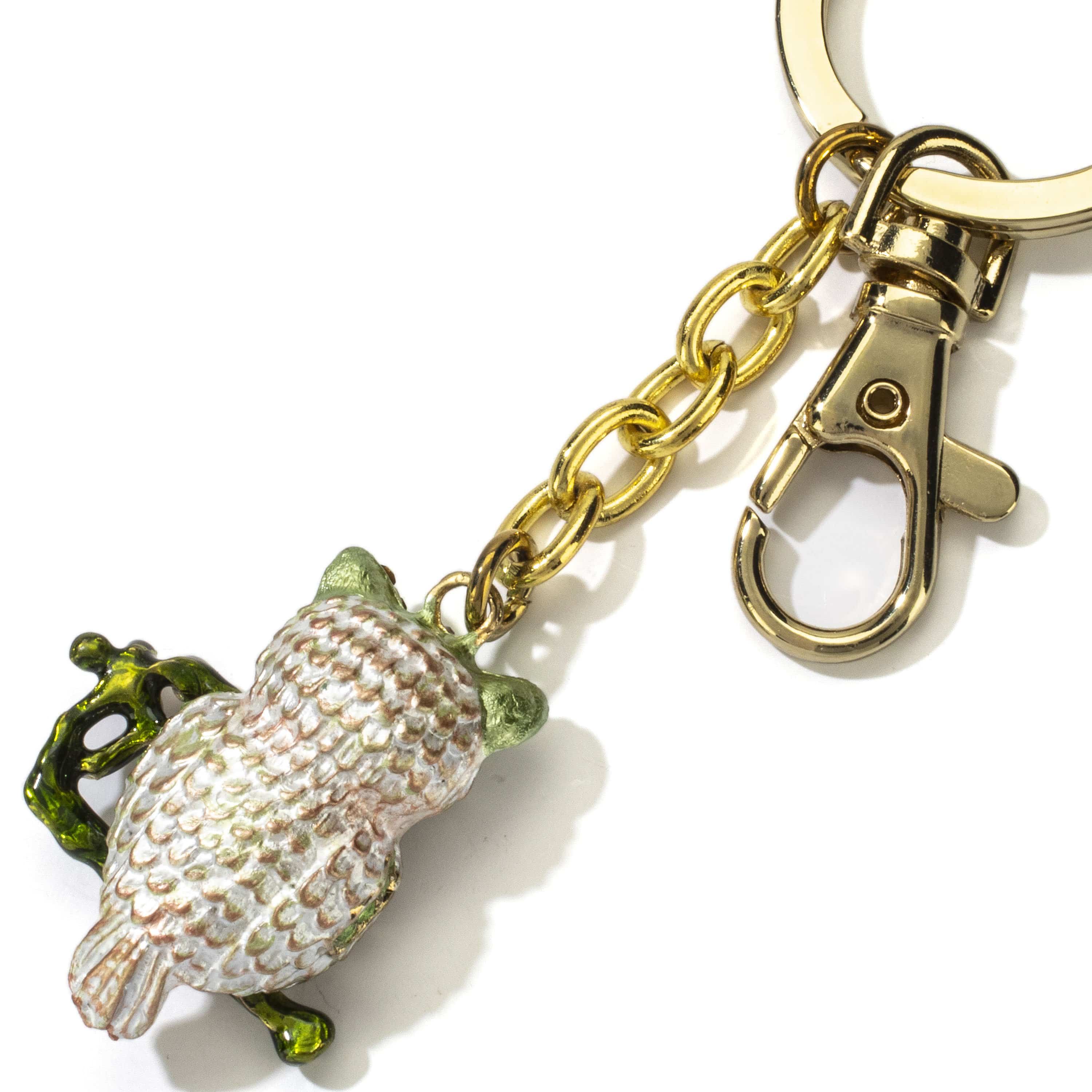 Kalifano Crystal Keychains Owl Keychain made with Swarovski Crystals SKC-105