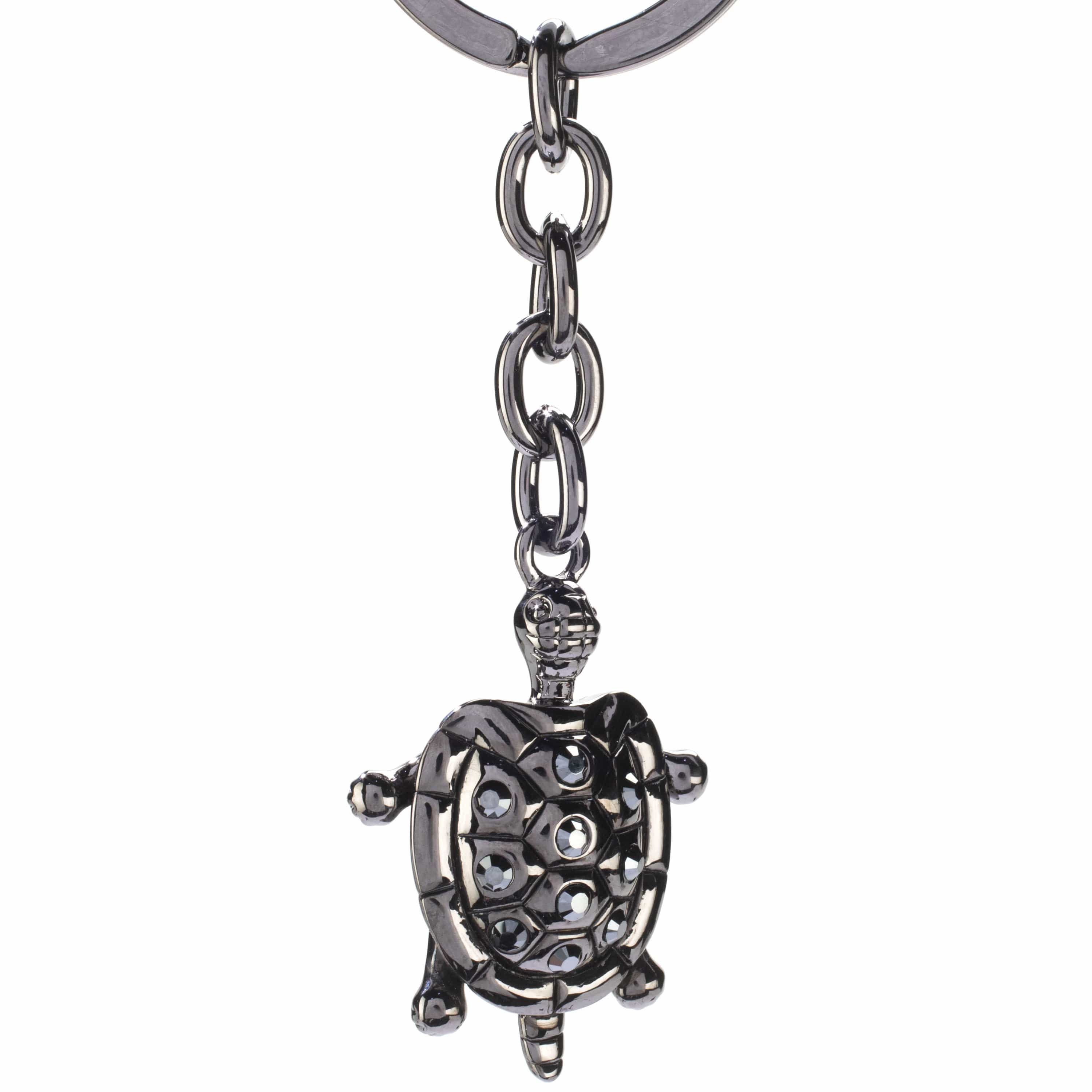 Kalifano Crystal Keychains Turtle Keychain Made with Swarovski Crystals SKC-190