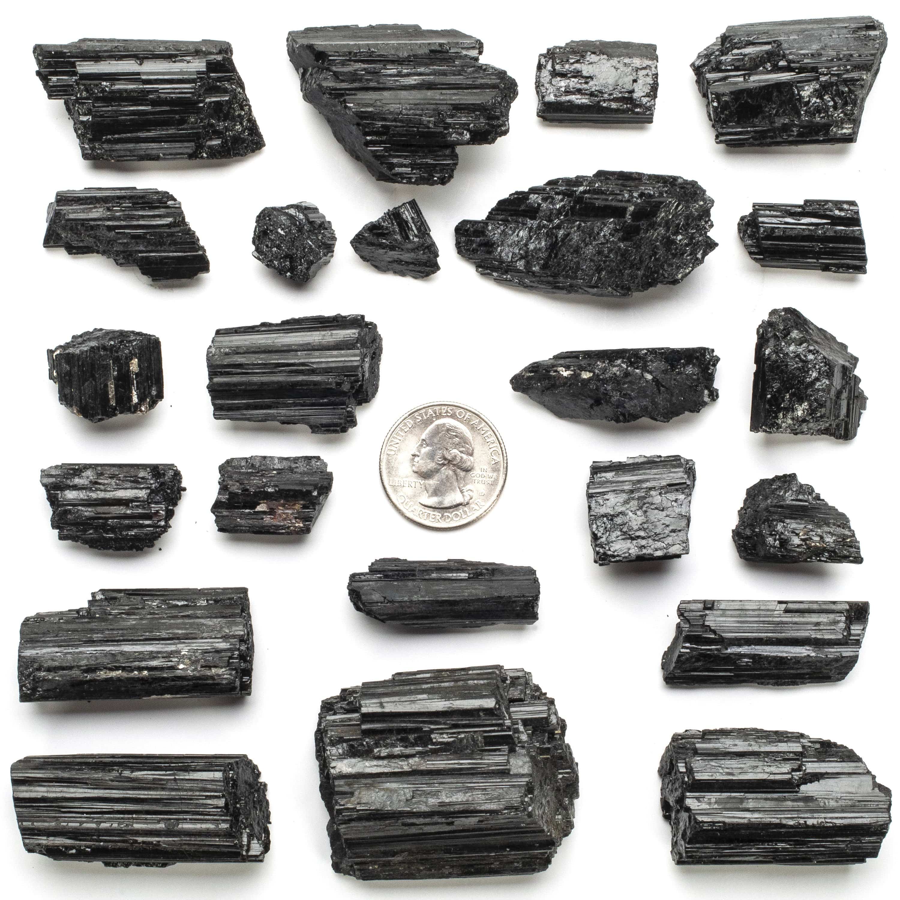 Kalifano Fossils & Minerals Black Tourmaline Bundle BT20