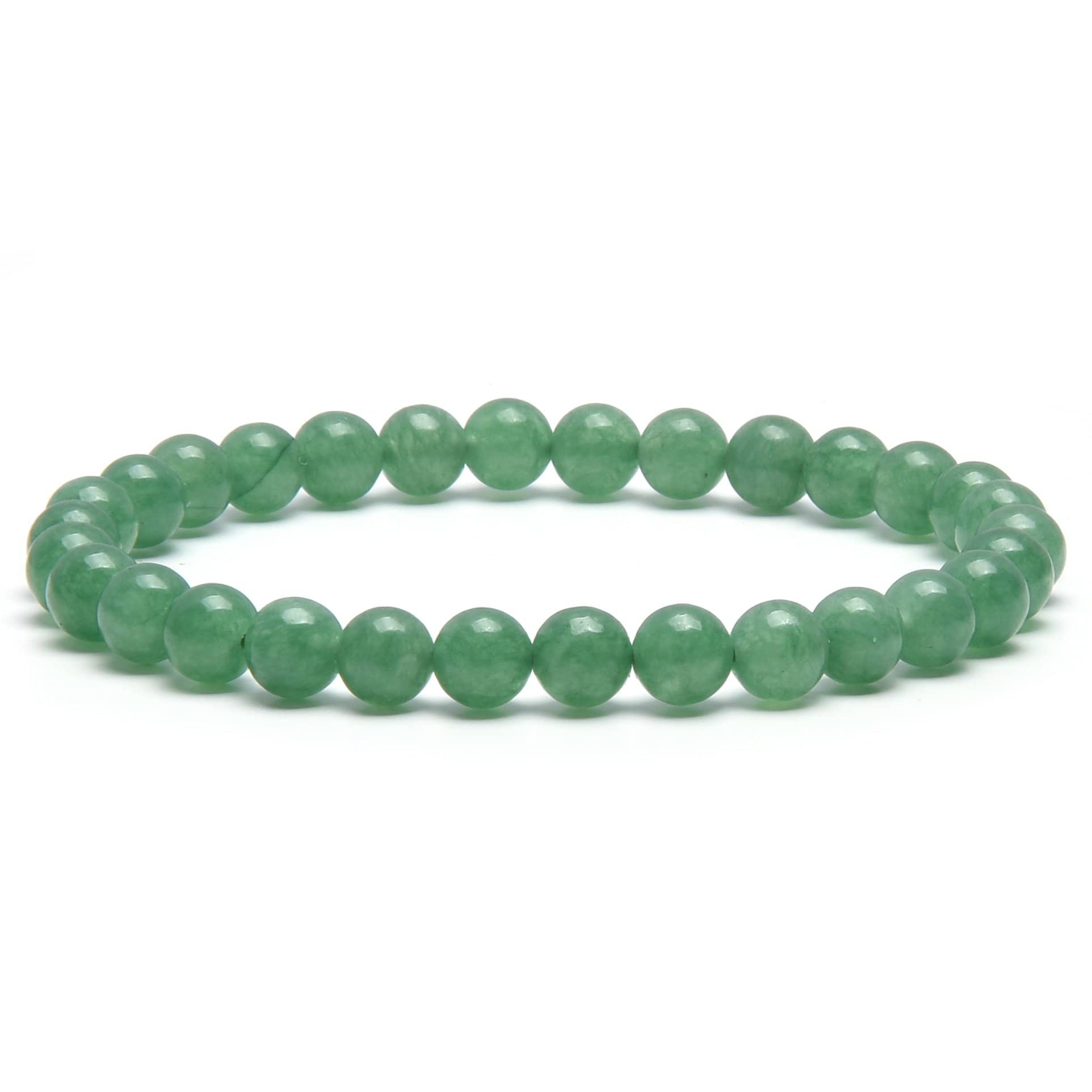 Kalifano Gemstone Bracelets Natural Aventurine small beaded Gemstone Bracelet B6-AV