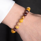 Natural Mookaite 8 mm Beaded Gemstone Bracelet