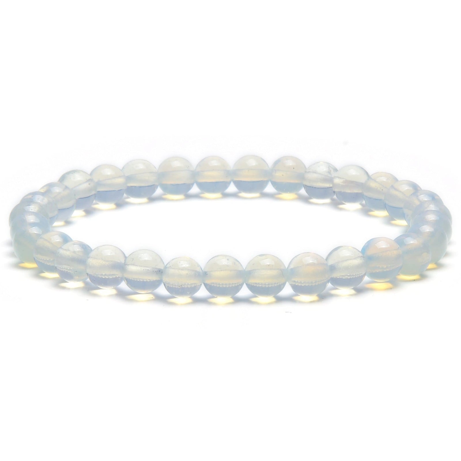 Kalifano Gemstone Bracelets Natural Moonstone small beaded Gemstone Bracelet B6-MS