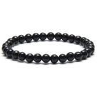 Natural Obsidian 6mm Gemstone Bead Bracelet