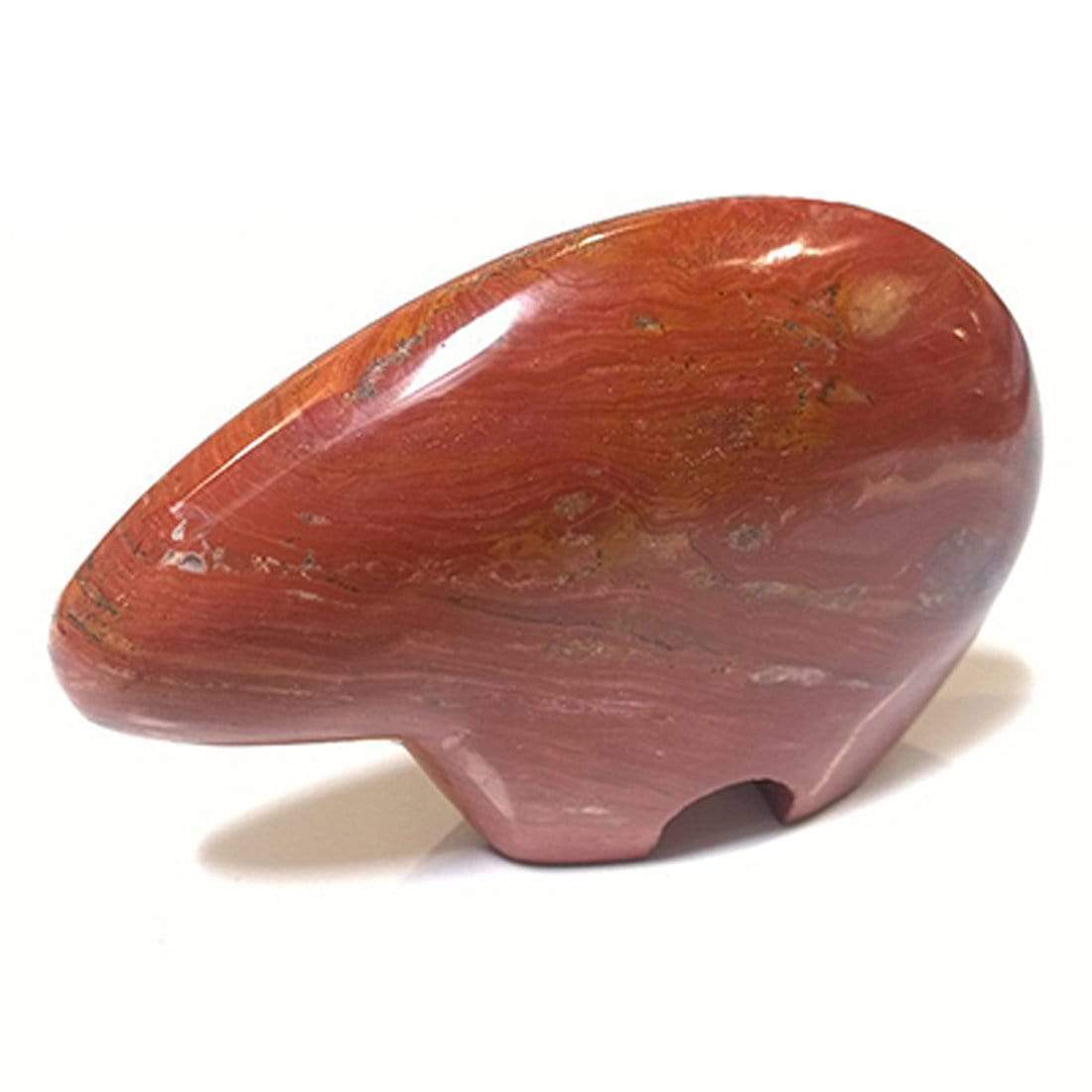 Kalifano Gemstone Carvings GC-BR-CHESTNUTJASPER - Chestnut Jasper Bear - Madagascar GC-BR-CHESTNUTJASPER