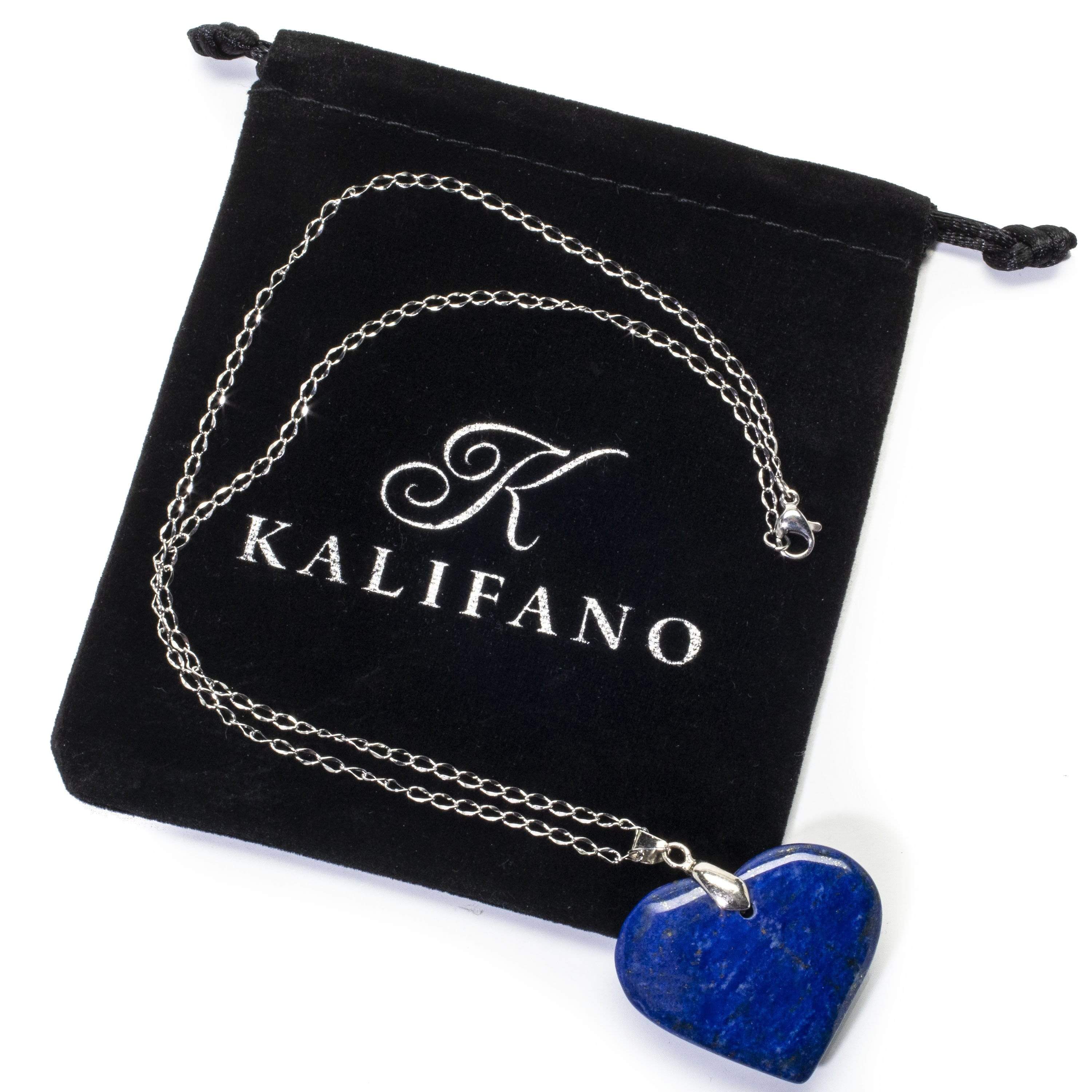 Kalifano Gemstone Necklaces LPN80 - Lapis Necklace LPN80