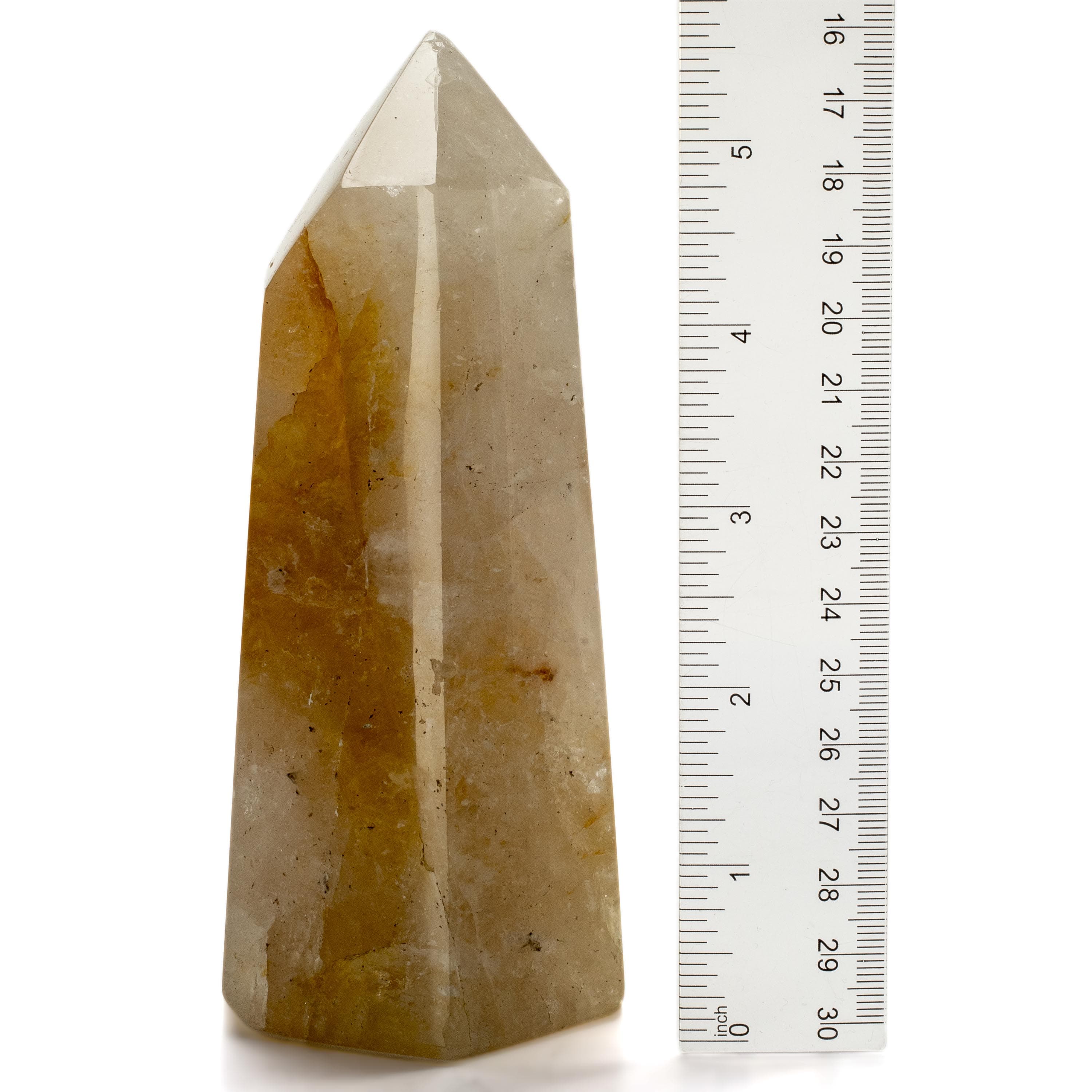 Kalifano Golden Healer Golden Healer ( Hematoid Quartz) Obelisk - 6" / 925g OB700-HQ.002