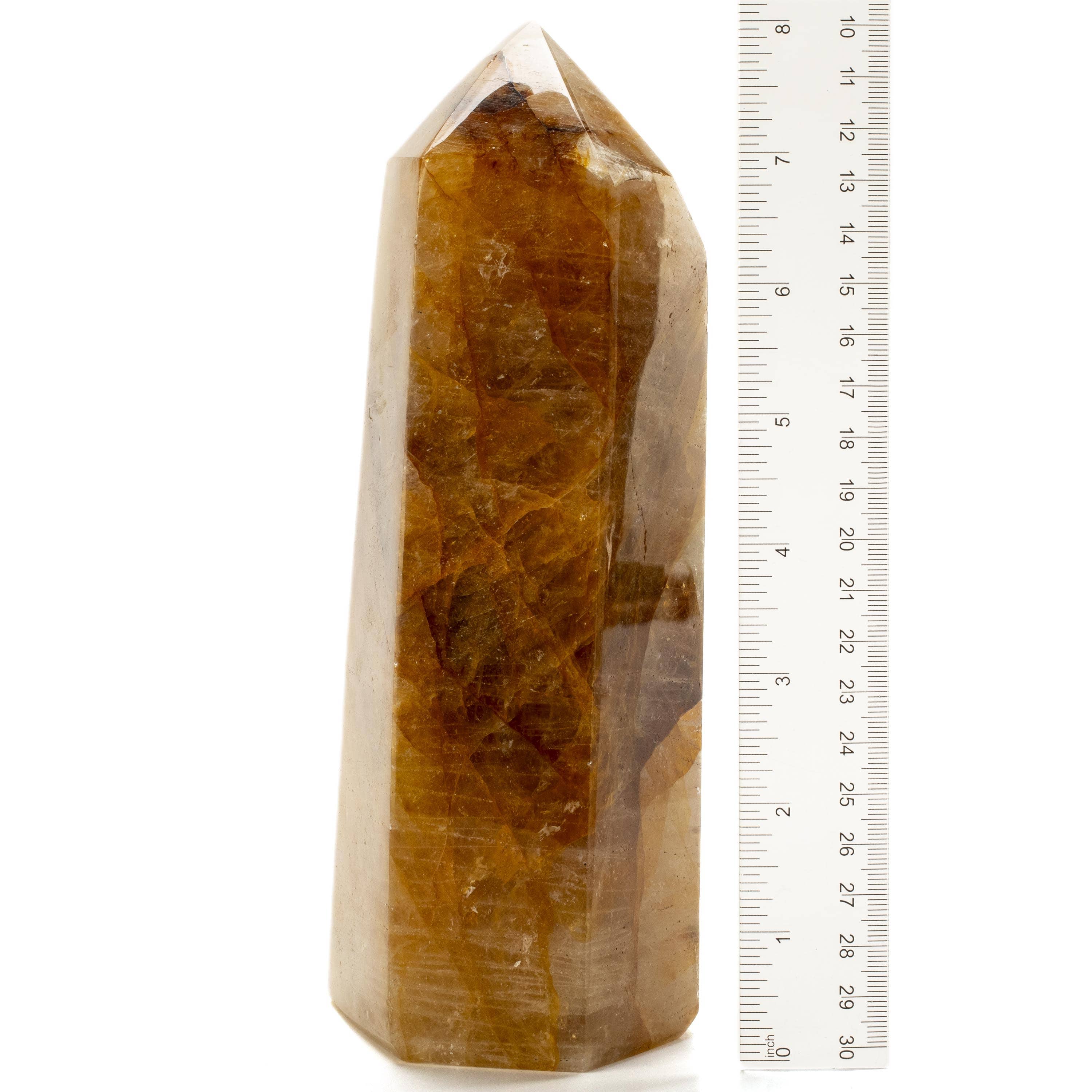 Kalifano Golden Healer Golden Healer ( Hematoid Quartz) Obelisk - 9" / 2,090g OB1600-HQ.001