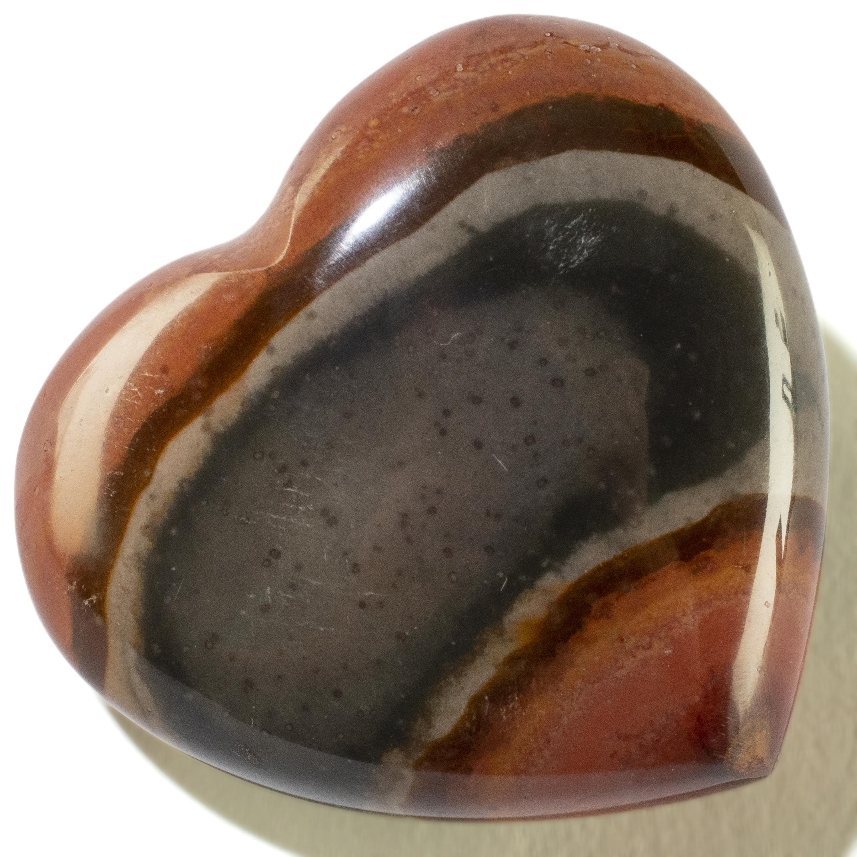 KALIFANO Jasper Polychrome Jasper Gemstone Heart Carving 2" GH40-PL