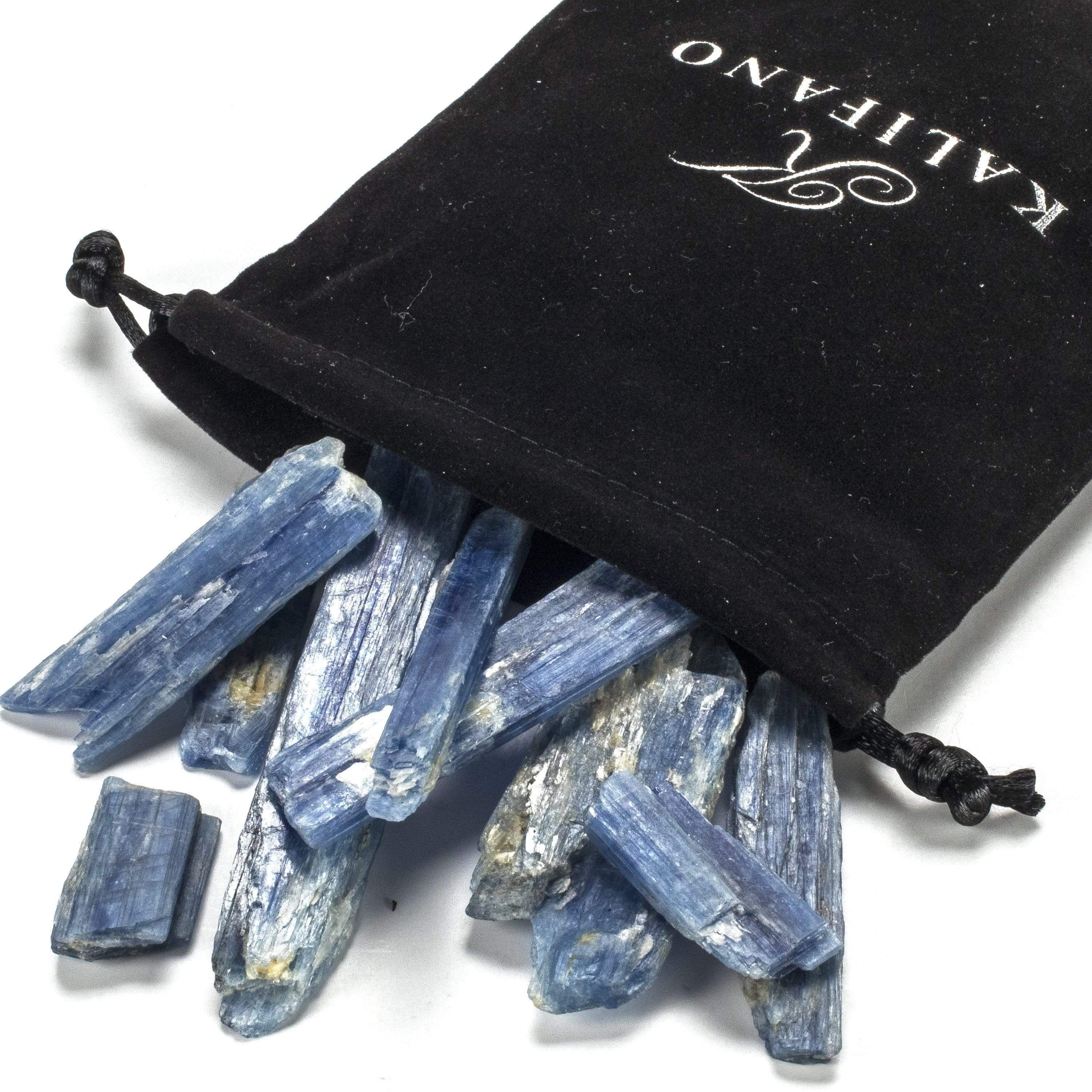 Kalifano Kyanite Natural Blue Kyanite Blade Bundle from Brazil KYNT20