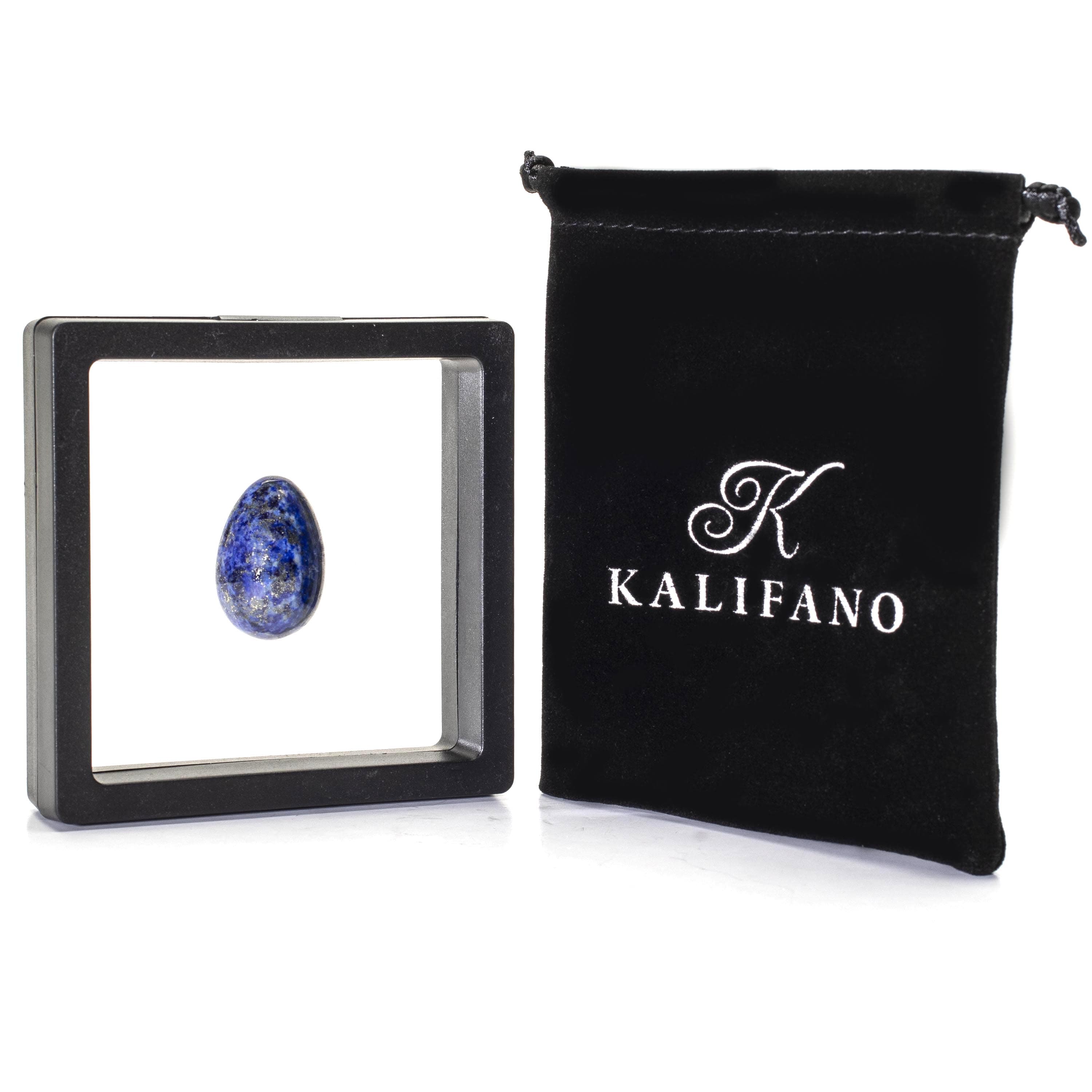 KALIFANO Lapis Egg Carving CV12-EG-LP