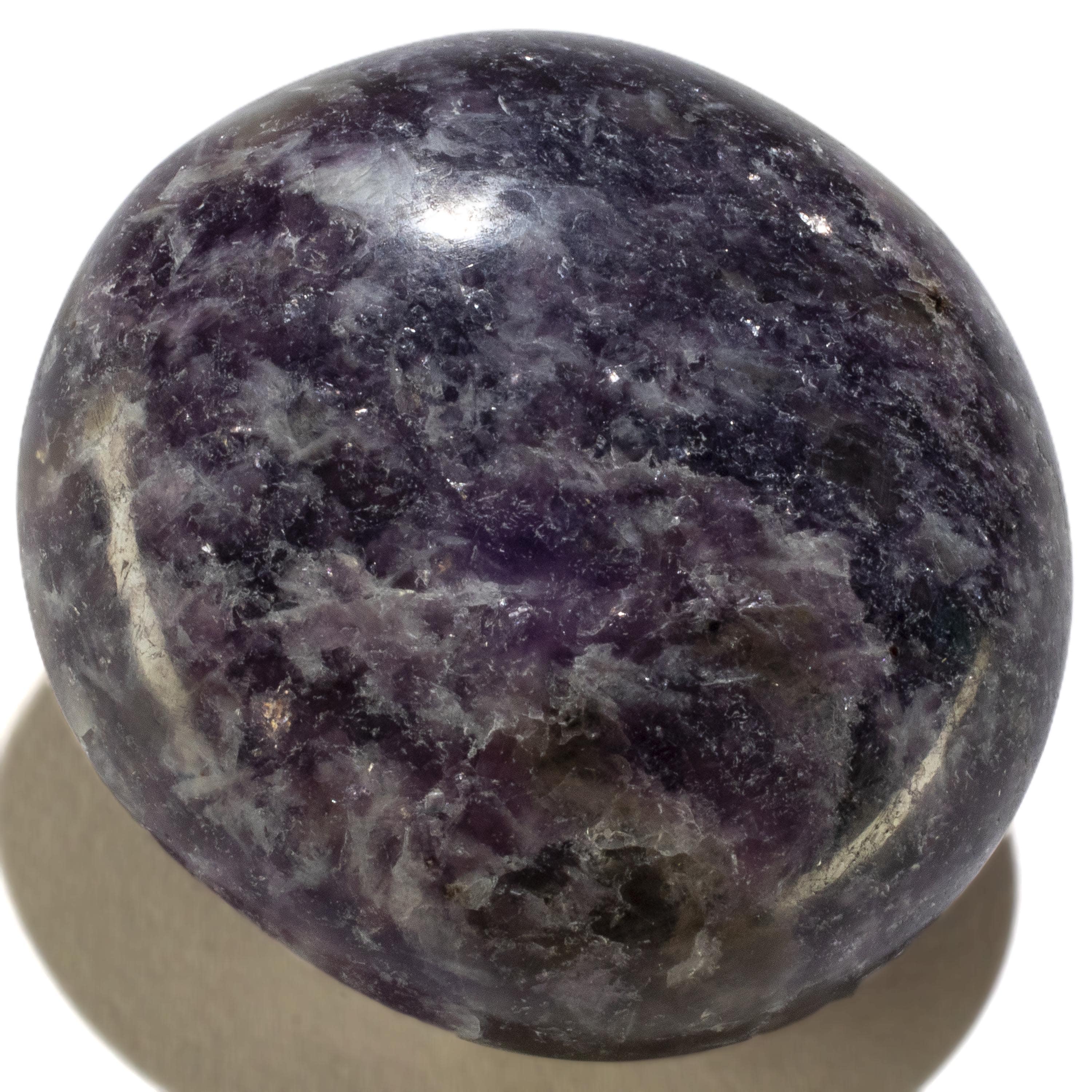 KALIFANO Lepidolite Lepidolite Palm Stone PS60-LD