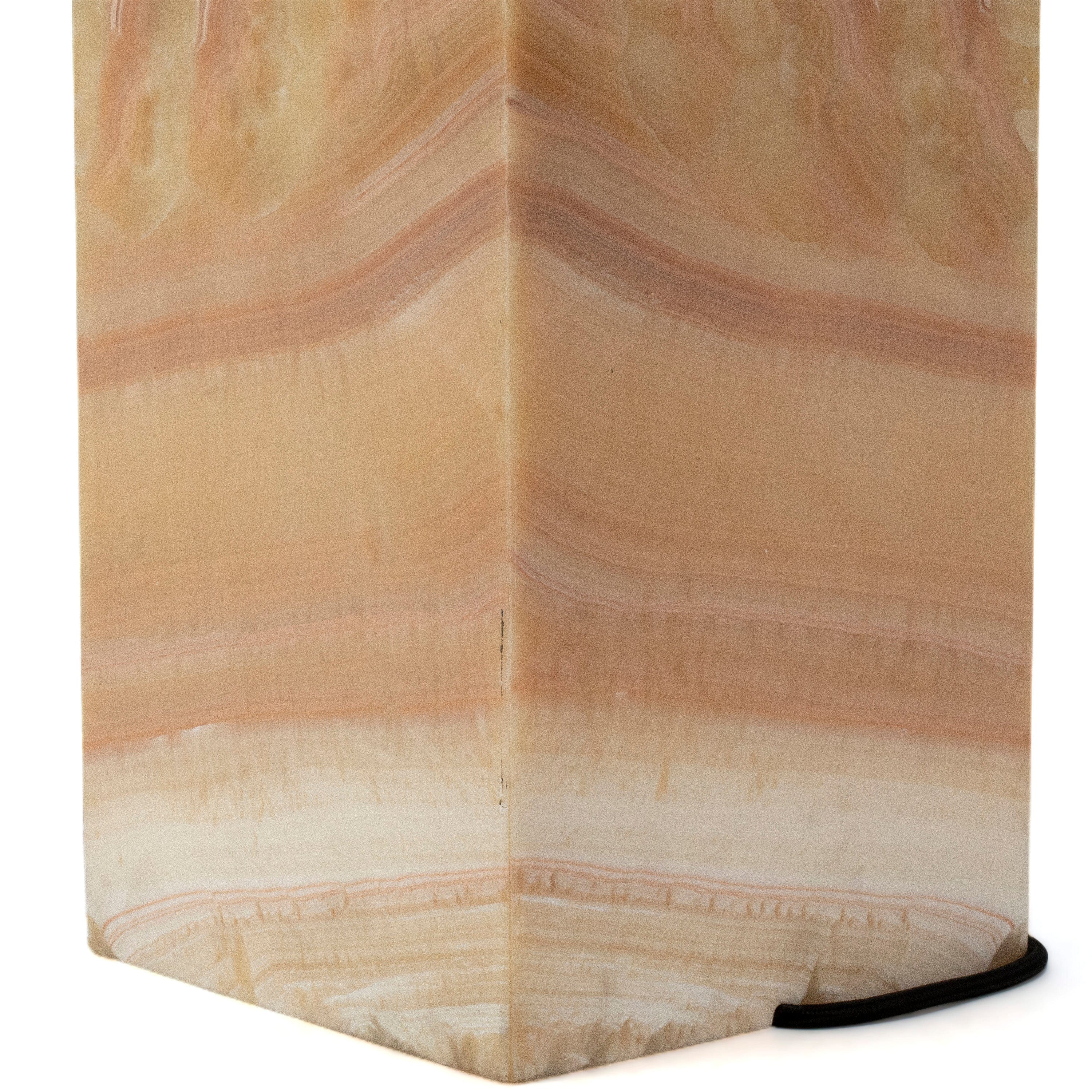 Kalifano Light Towers Natural Golden Honey Onyx Lamp Light Tower - 24" tall LT60X20.001