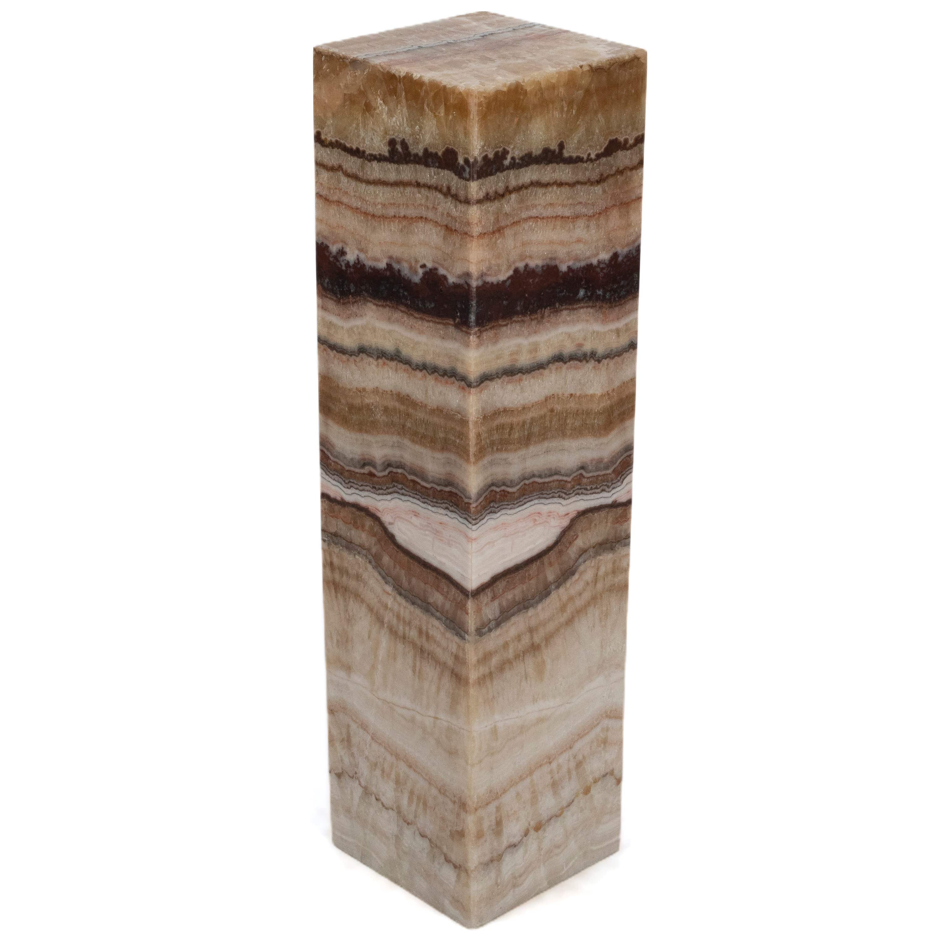 Kalifano Light Towers Natural Onyx Lamp Light Tower 32" tall LT80X20.005