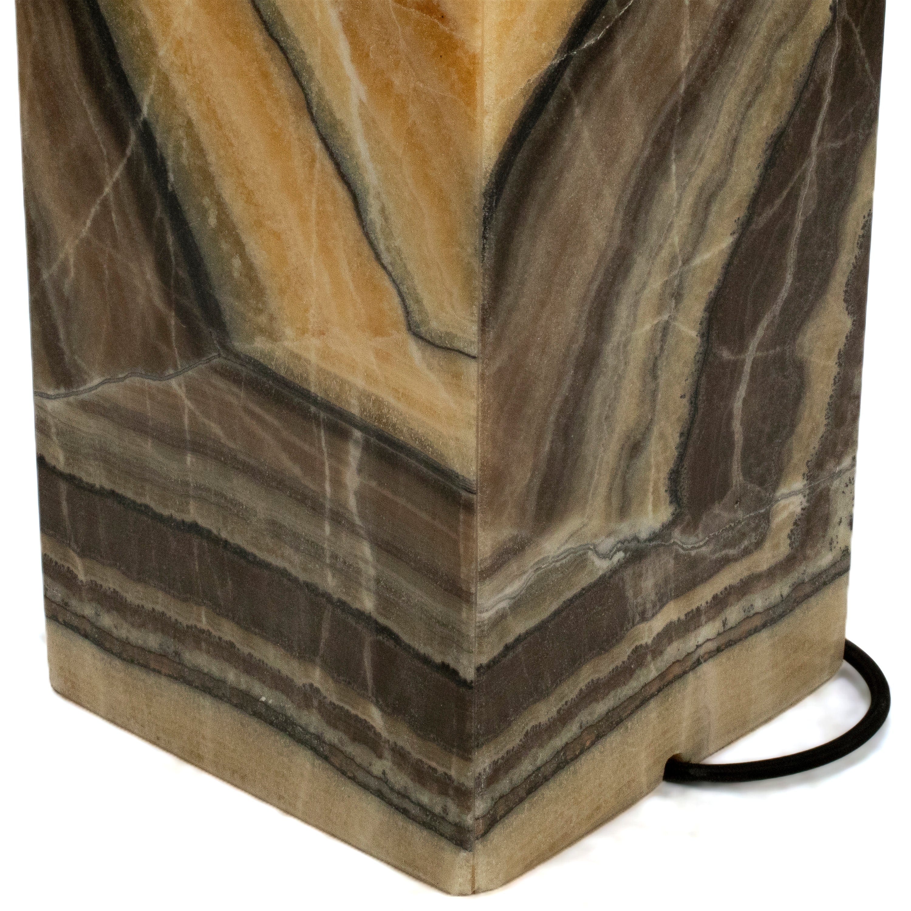 Kalifano Light Towers Natural Onyx Lamp Light Tower 32" tall LT80X20.006