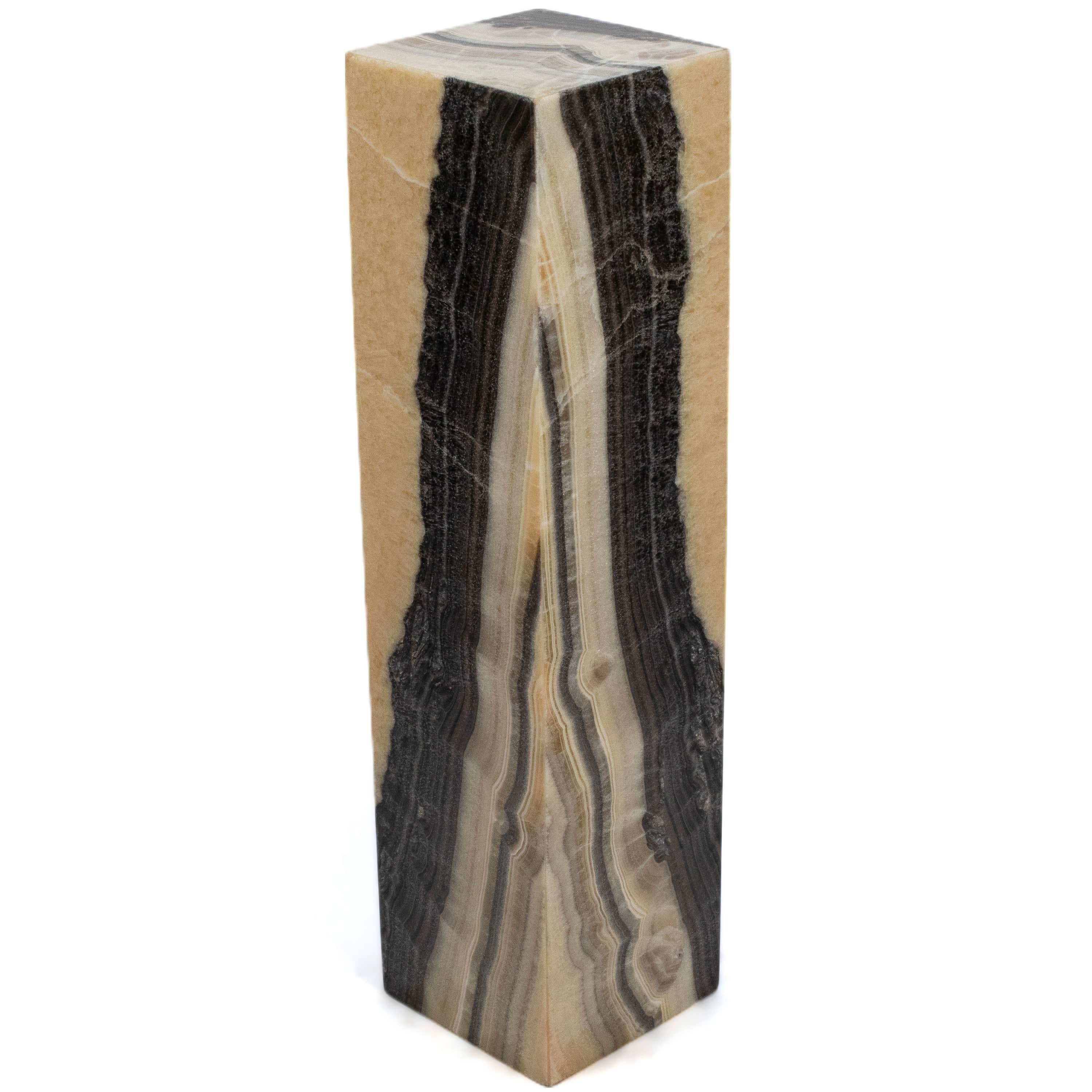 Kalifano Light Towers Natural Onyx Lamp Light Tower 32" tall LT80X20.007