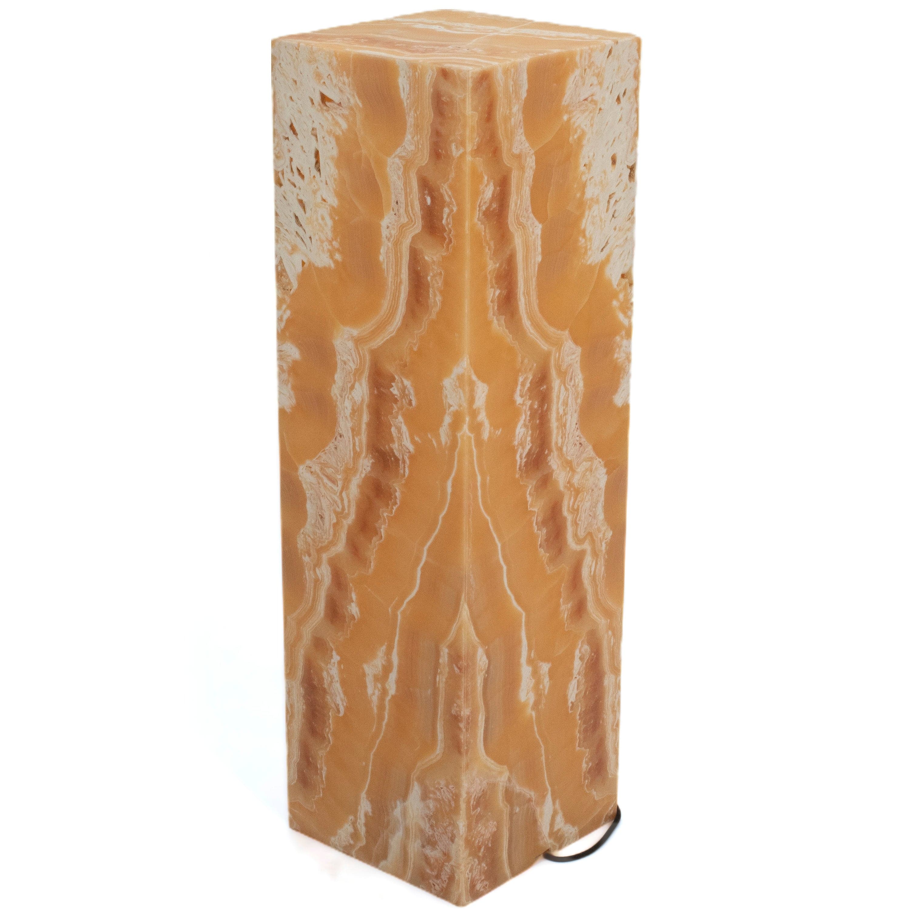 Kalifano Light Towers Natural Onyx Lamp Light Tower 40" tall LT100X30.009