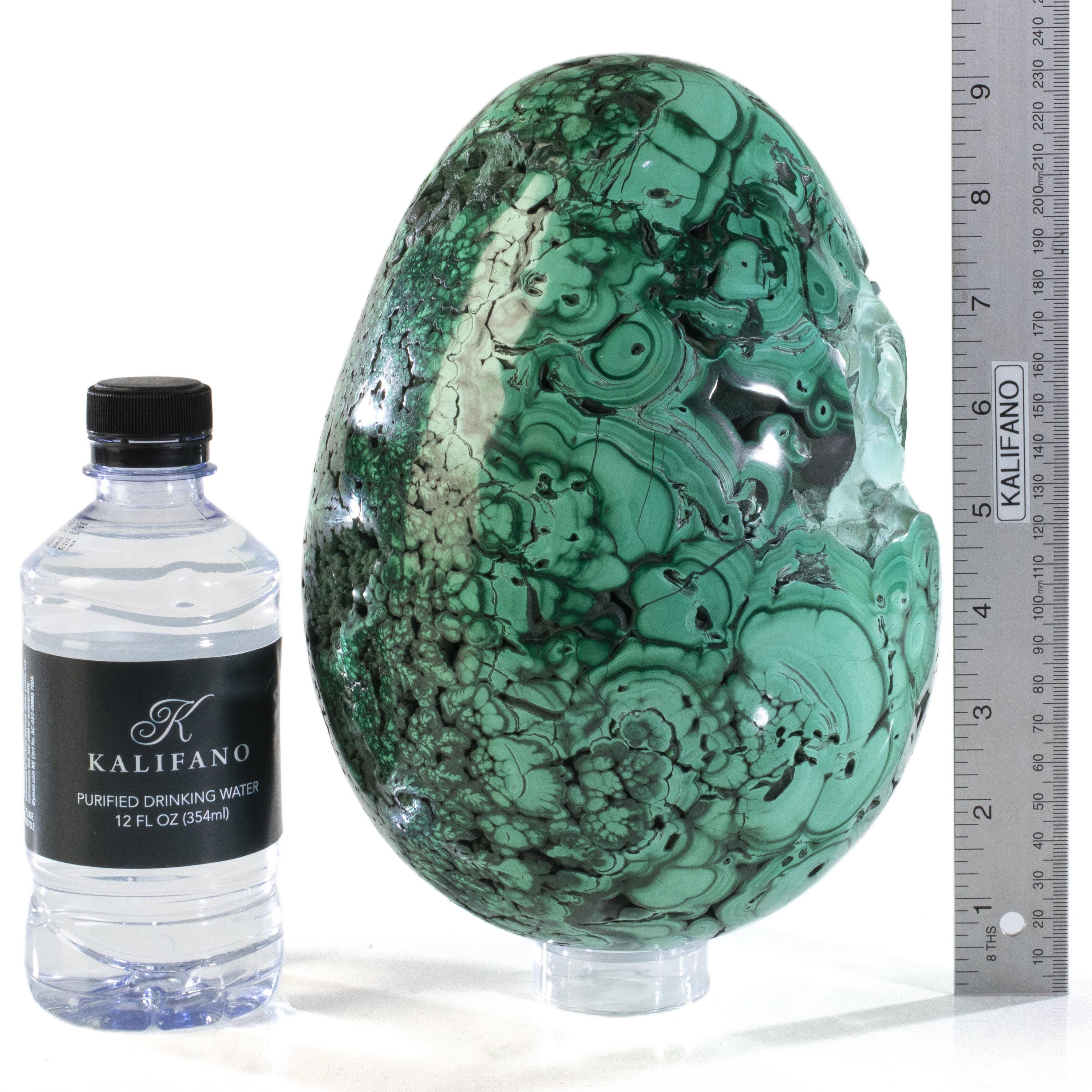 Kalifano Malachite Malachite Egg Carving 6" / 10,080g EGG23600-MA.001