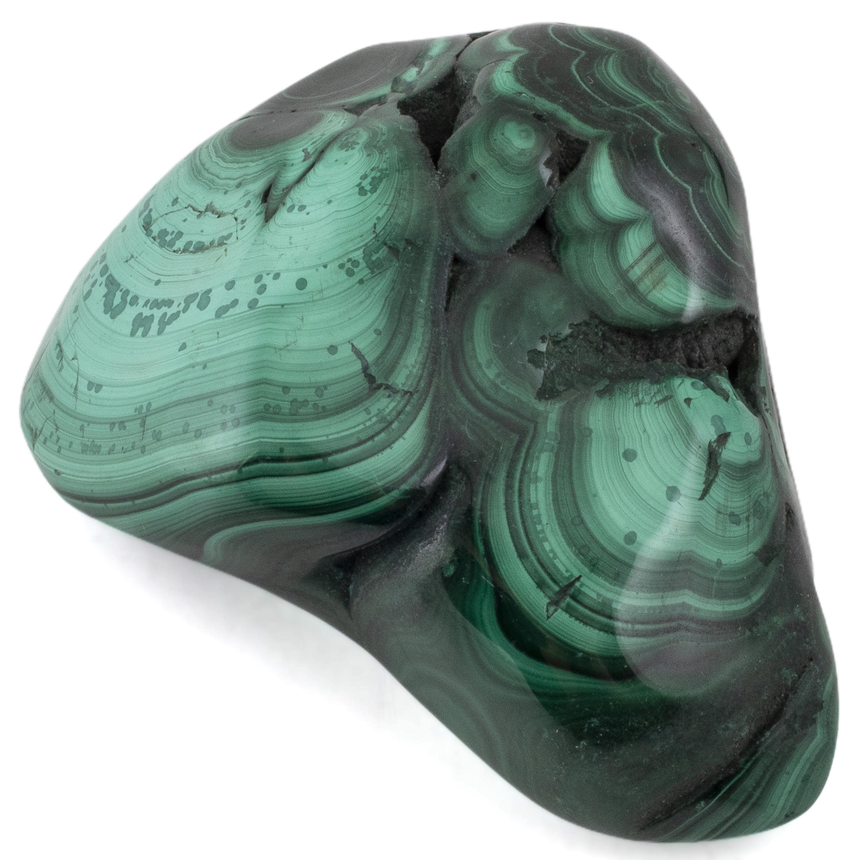 Kalifano Malachite Natural Malachite Freeform From Congo - 2.5" / 230g MA240