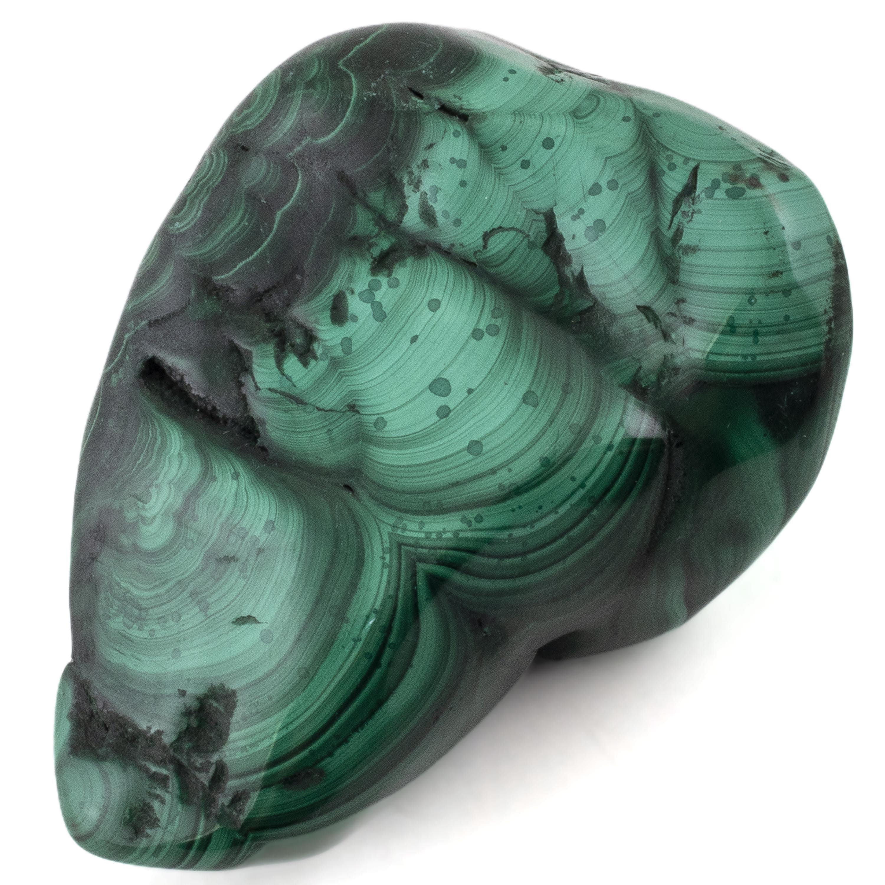 Kalifano Malachite Natural Malachite Freeform From Congo - 2.5" / 230g MA240